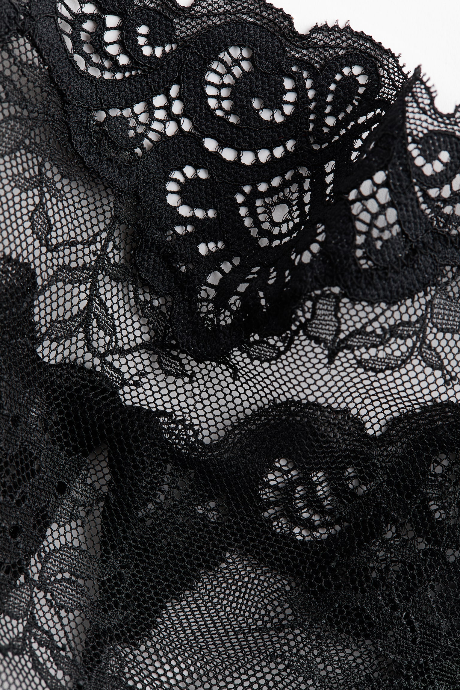 Pitsinen toppi - Musta/Tummanruskea - 4