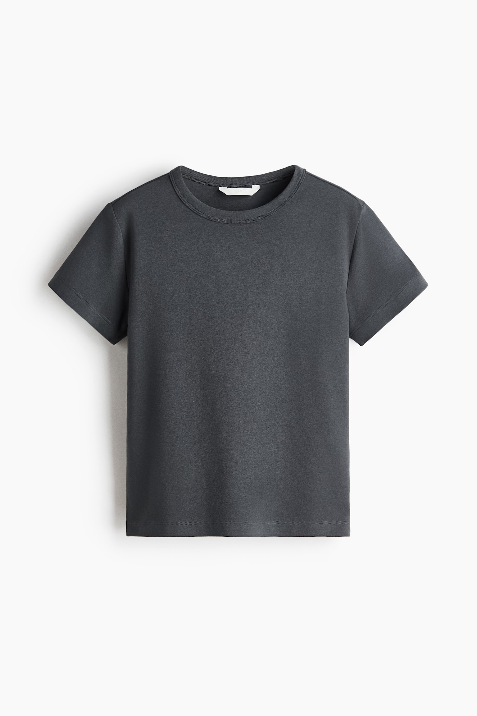 Tætsiddende T-shirt - Mørkegrå/Hvid/Sort/Mørk muldvarp/Marineblå/Stribet/Sort/Hvidstribet/Lys beige - 1