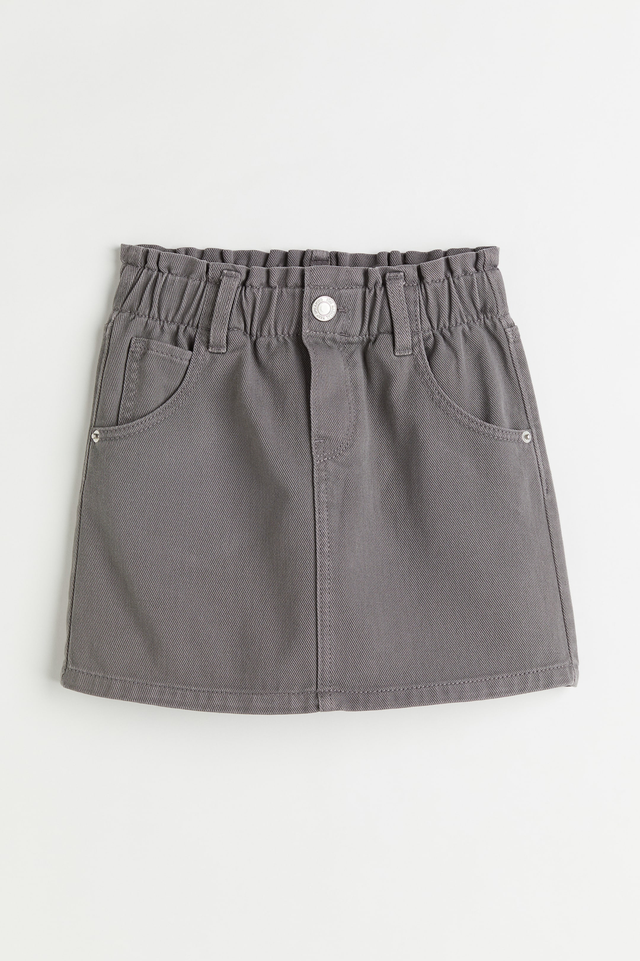 Grösseres Bild ansehen: Paperbag-Jupe - Dunkelgrau - KINDER | H&M CH 1