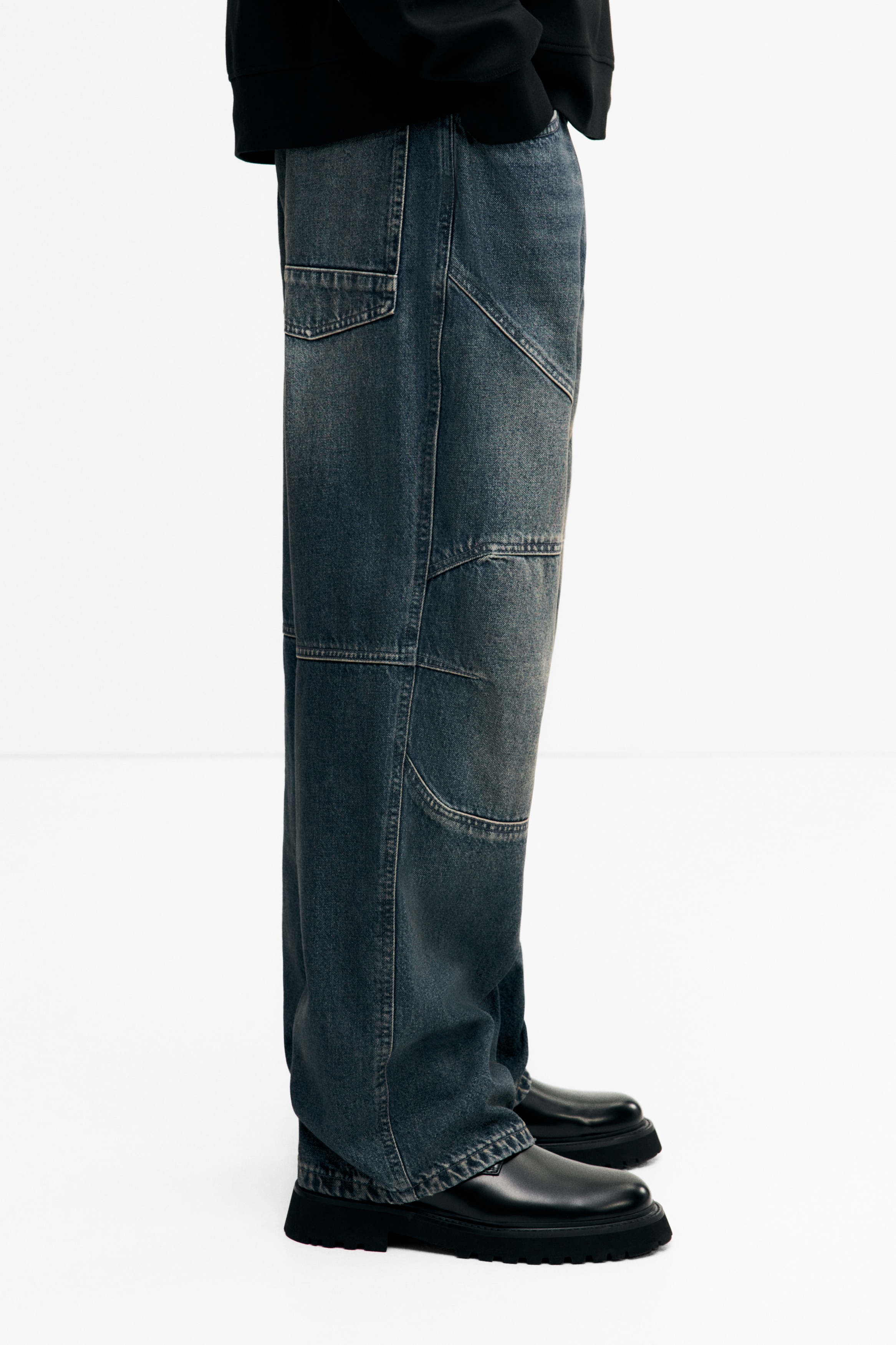 Baggy Biker Jeans