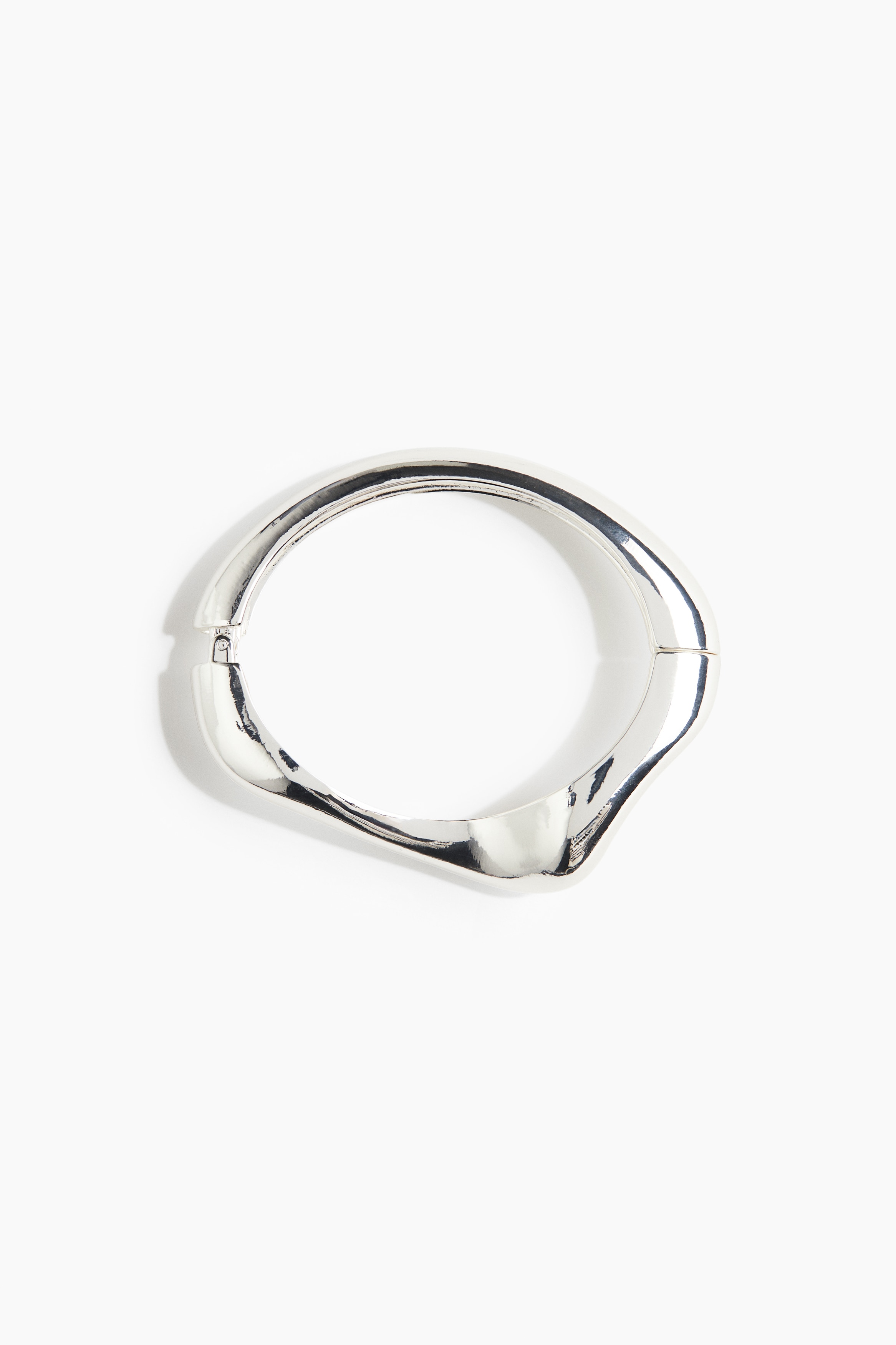 アシンメトリーヒンジバングル - シルバーカラー - レディース | H&M JP