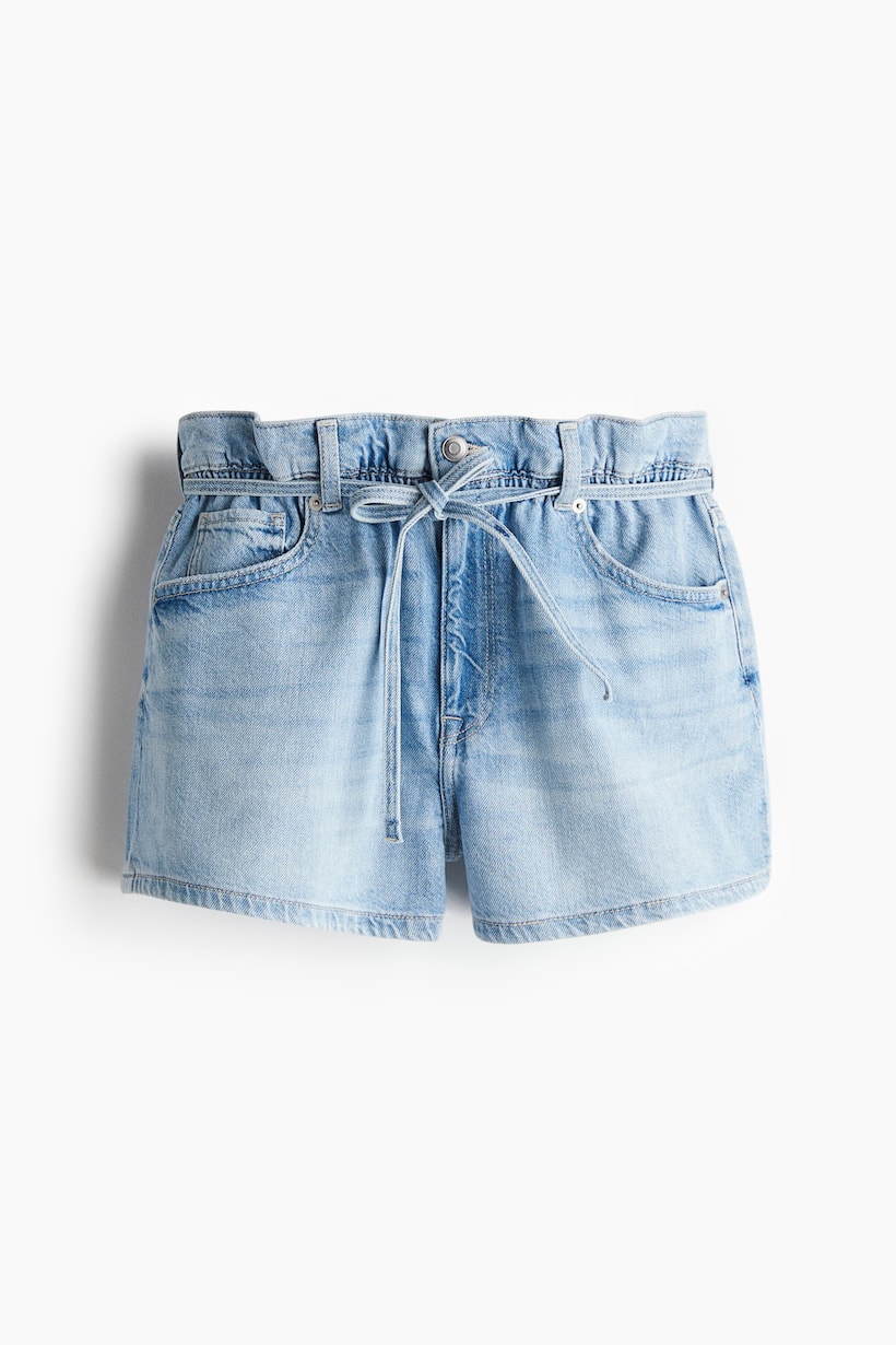 Paper Bag Denim Short
