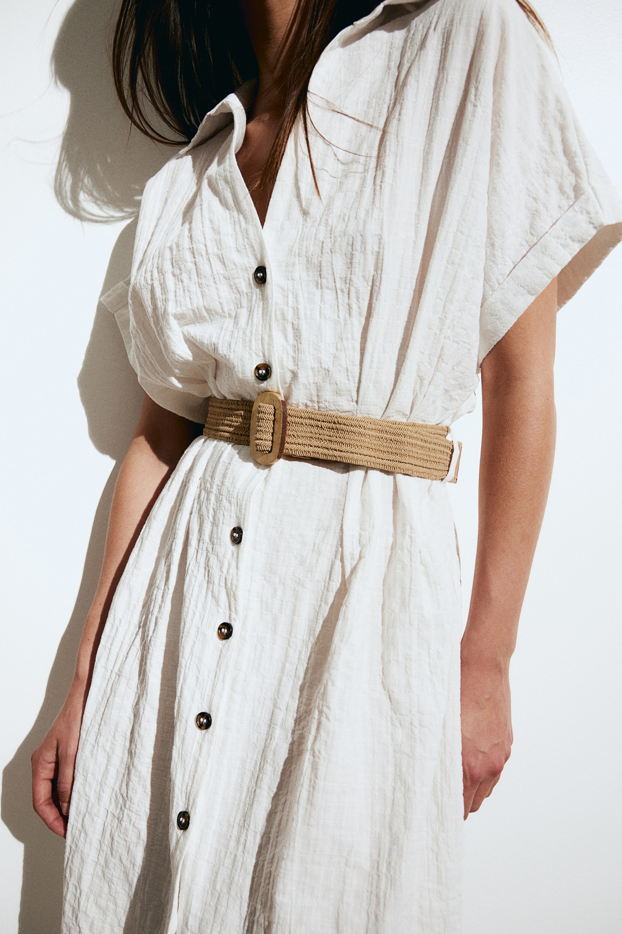 Shirt Dress with Belt