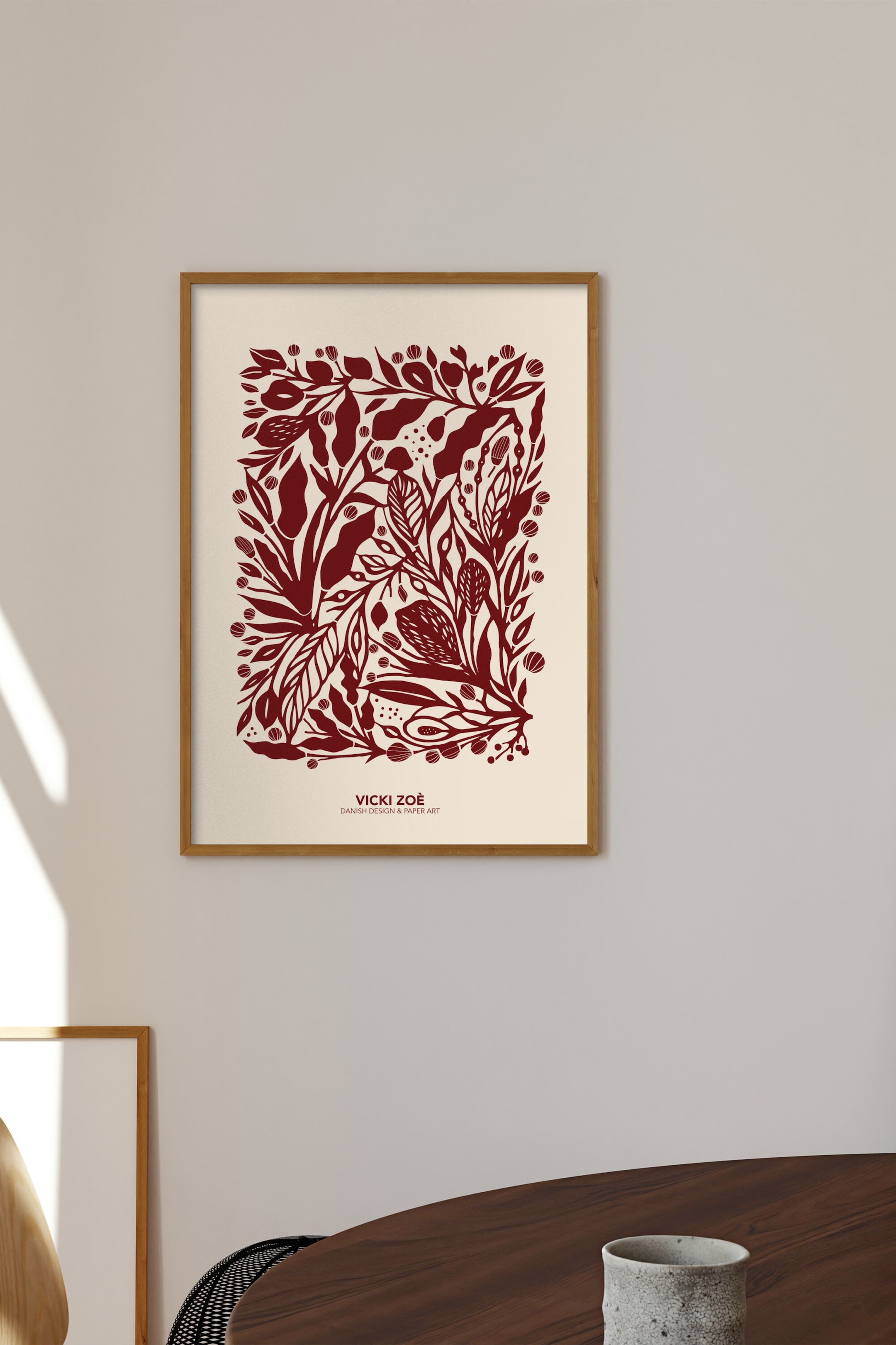 Agrandir l'image: Vicki Zoé - Red Garden - Plantenmotieven - Poster & Frame - HOME | H&M BE 1