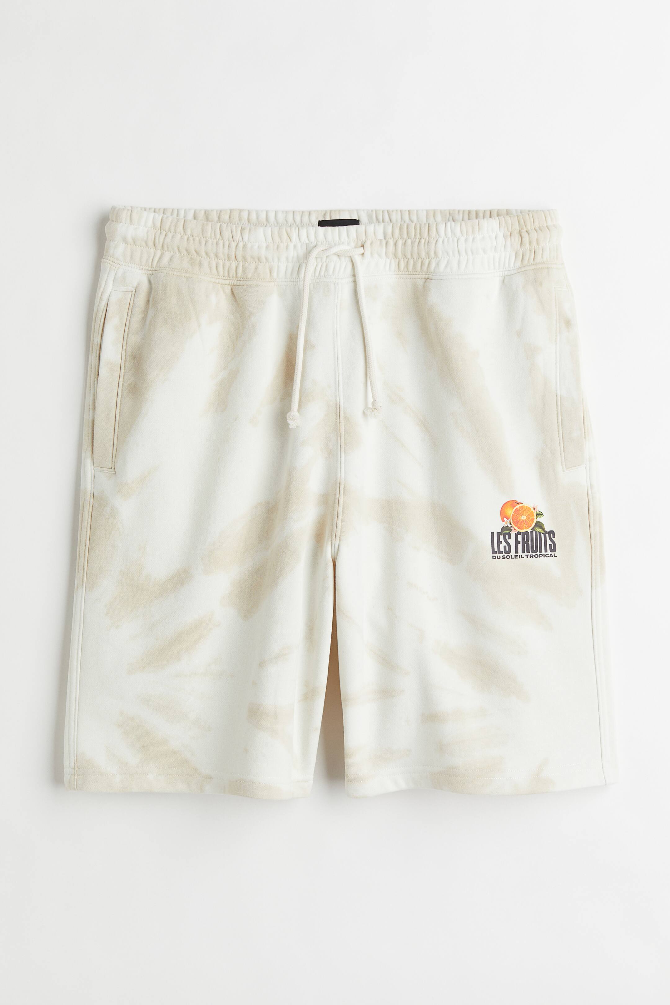 View larger image: Loose Fit Sweatshorts - Light beige/Oranges - Men | H&M IN 1