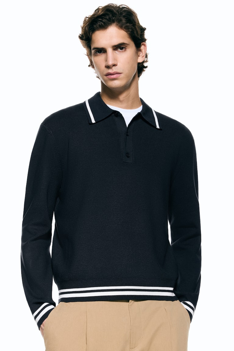 Polo majica dugih rukava Relaxed Fit