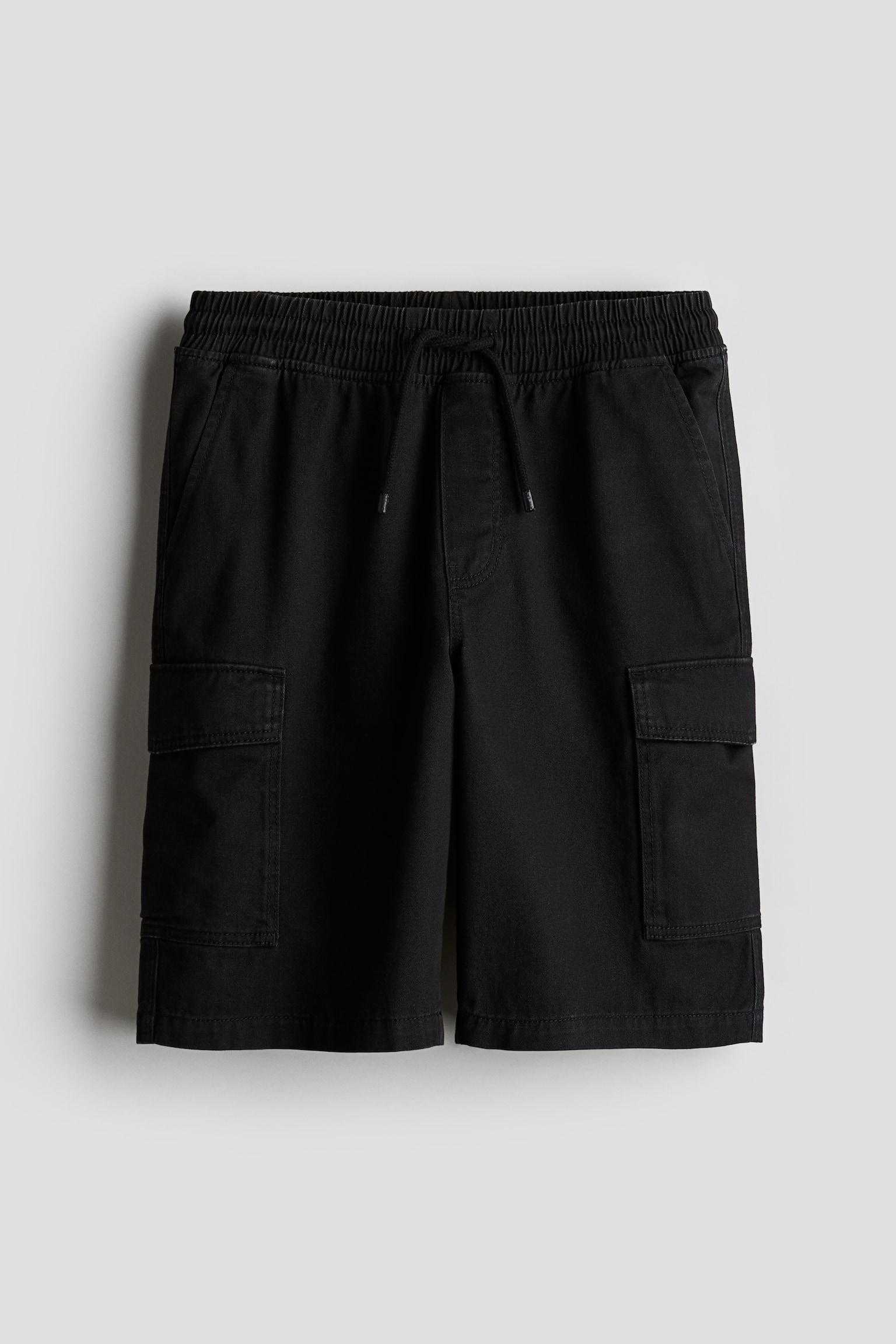 Twill cargo shorts - Black/Dark beige/Khaki green/Natural white/Khaki green - 1