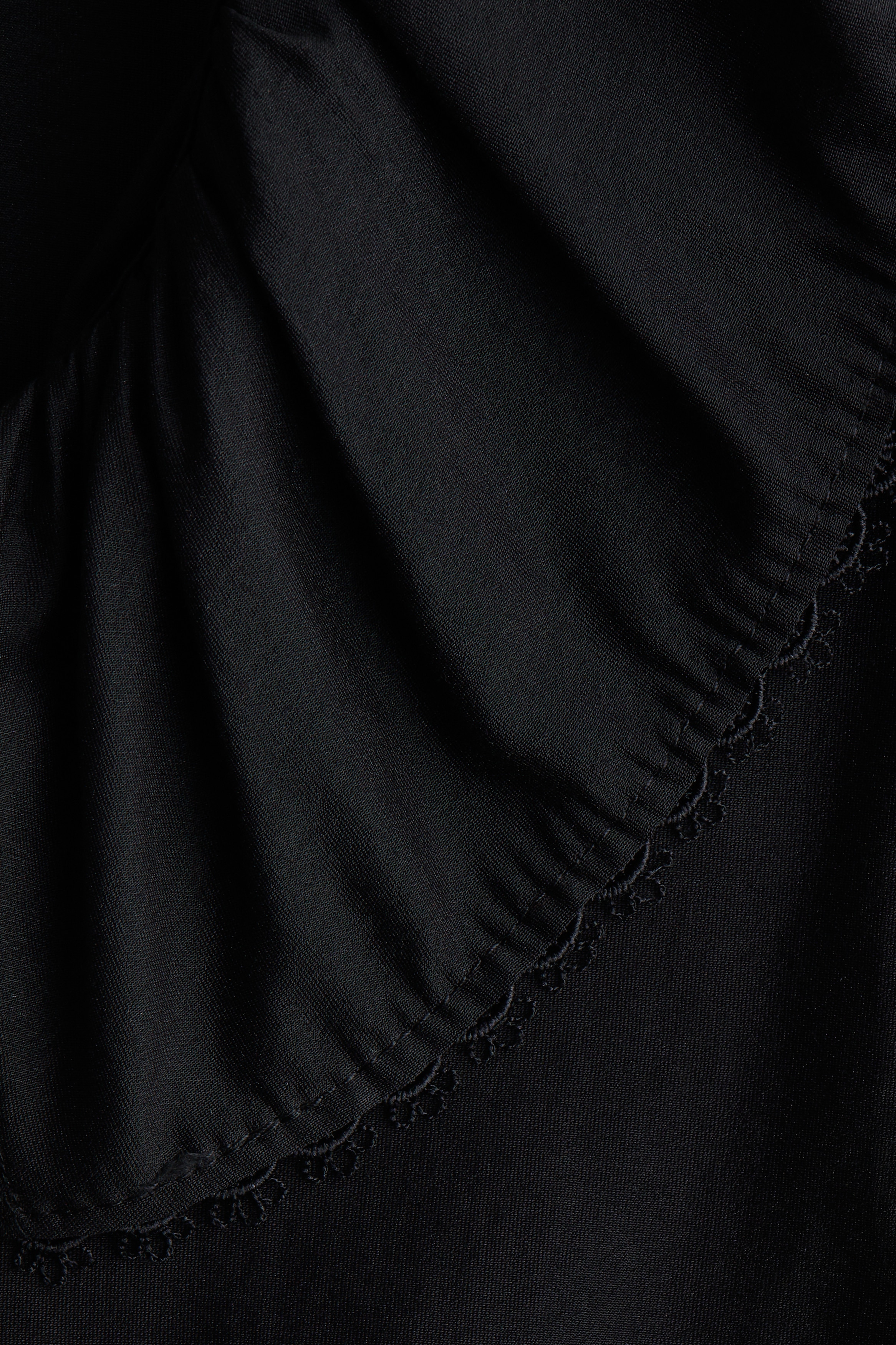 Tie-front blouse