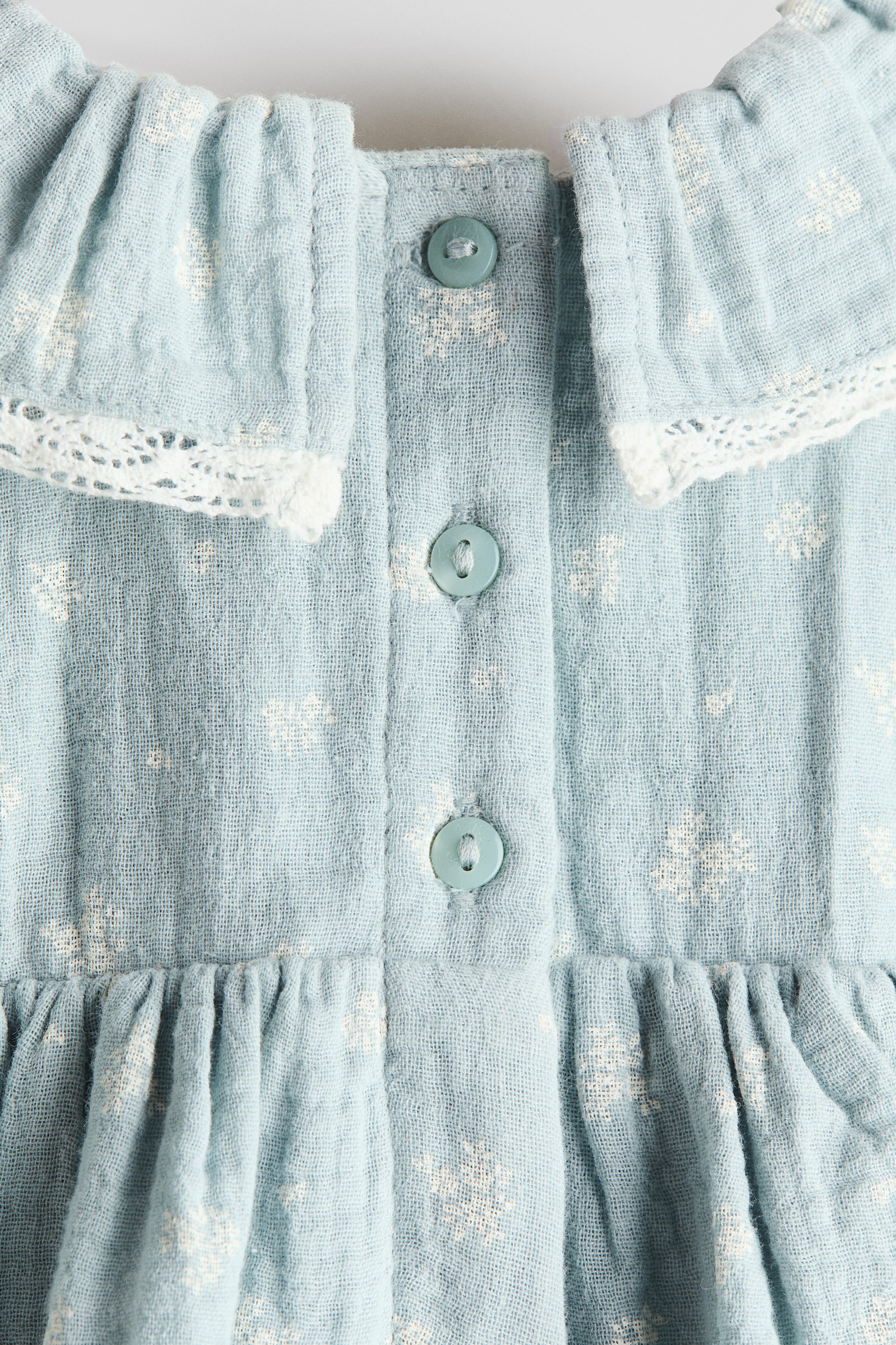 Cotton Muslin Bodysuit Dress