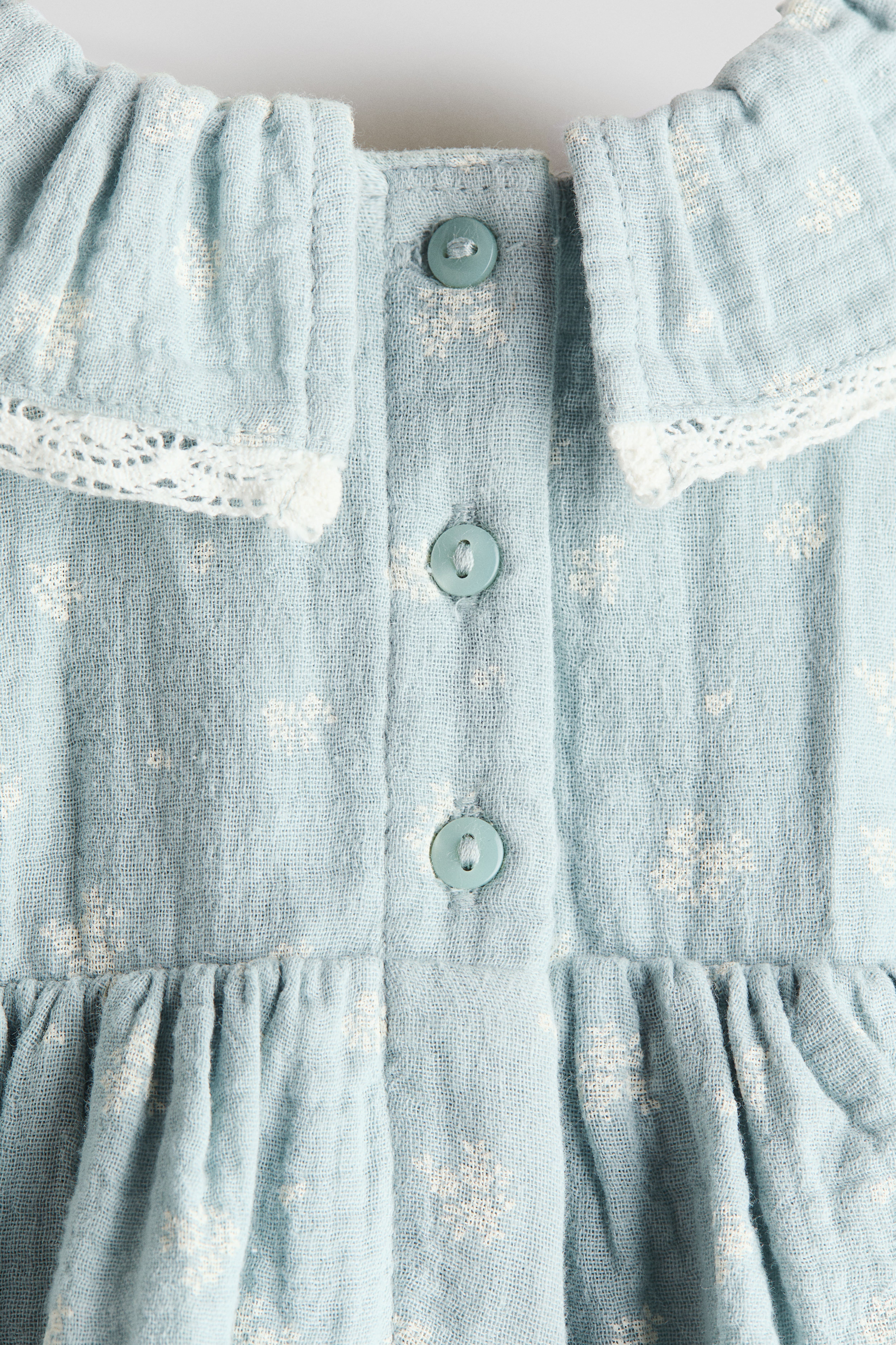 Robe cache-couche en mousseline de coton