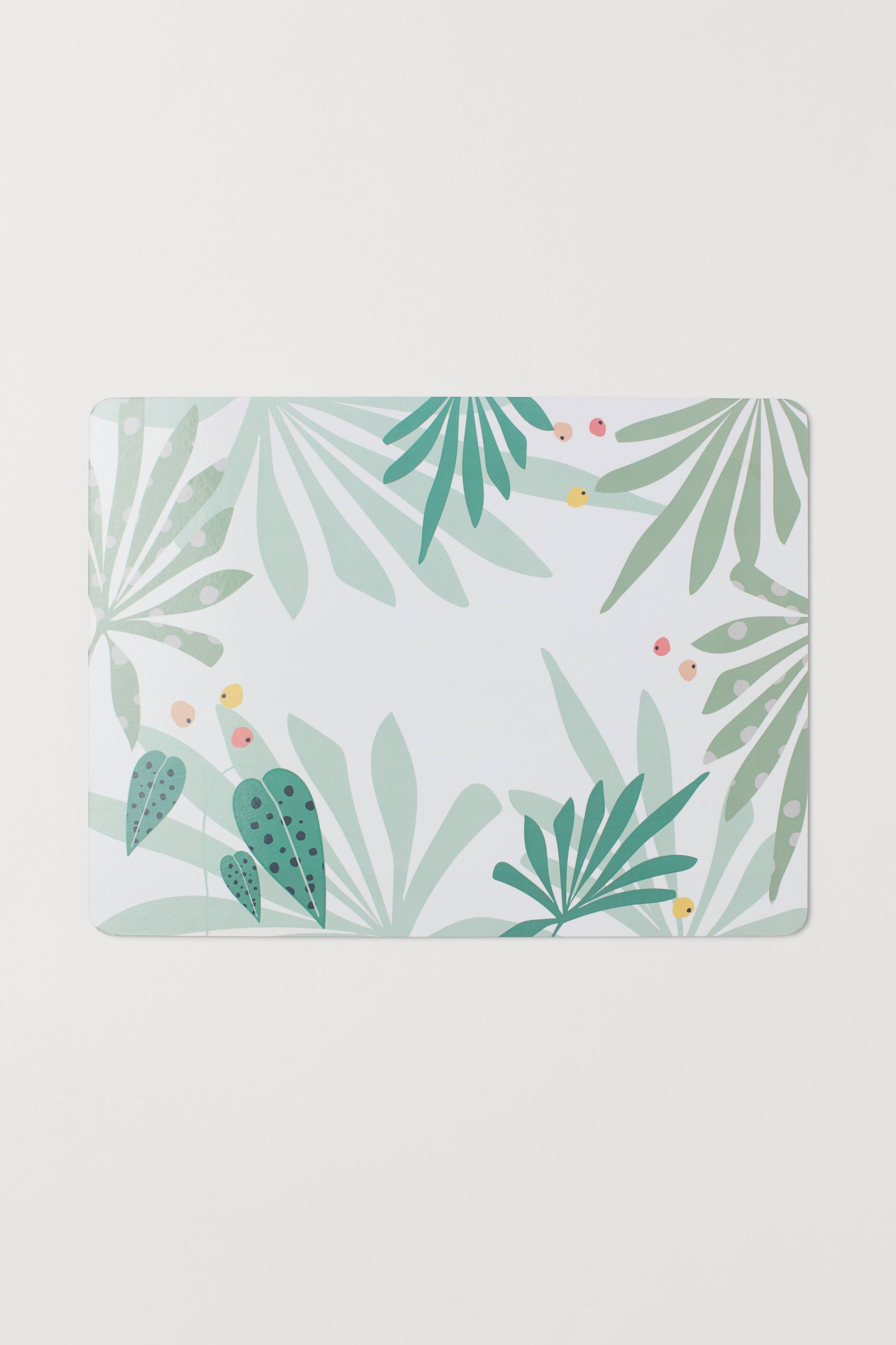 View larger image: Printed table mat - Green/Leaf-patterned - Home All | H&M IE 1
