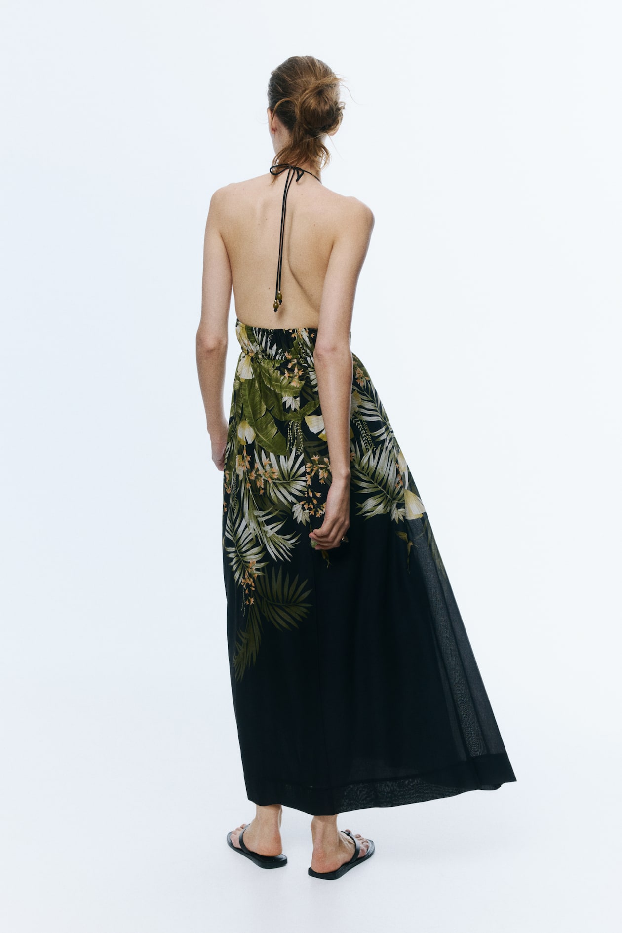 Flared Halterneck Dress - image 2
