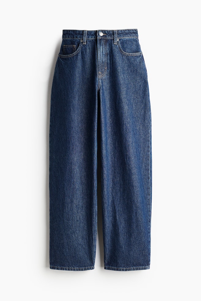 Baggy High Jeans - Denim blue/Black/Light grey/Light denim blue/Dark grey - 1