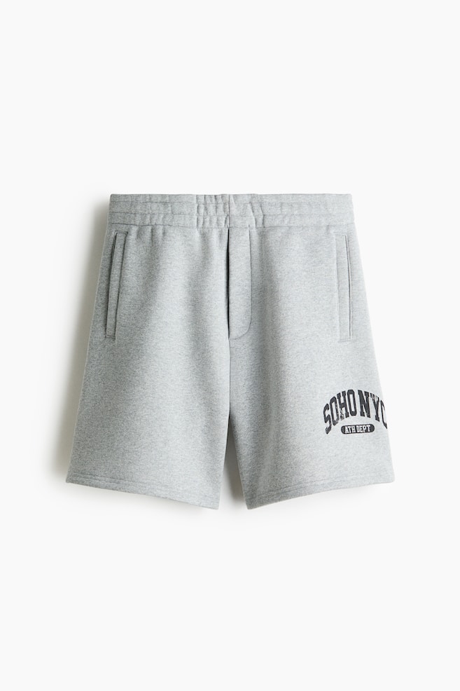 Shorts in Relaxed Fit - Hellgraumeliert/SoHo NYC/Marineblau/SoHo NYC - 1