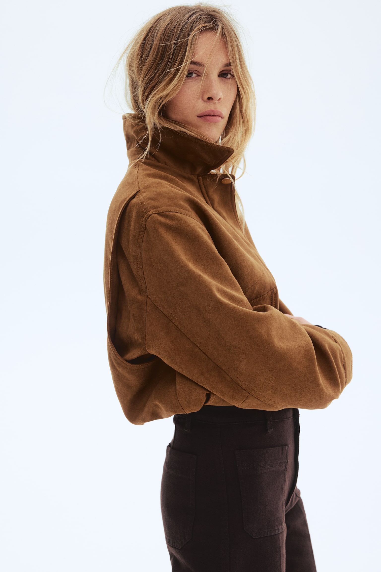 Wide High Jeans - Mörkbrun/Marinblå denim/Mörk denimblå/Ljus denimblå/Vit/Ljusröd/Puderrosa/Ljus denimblå - 5