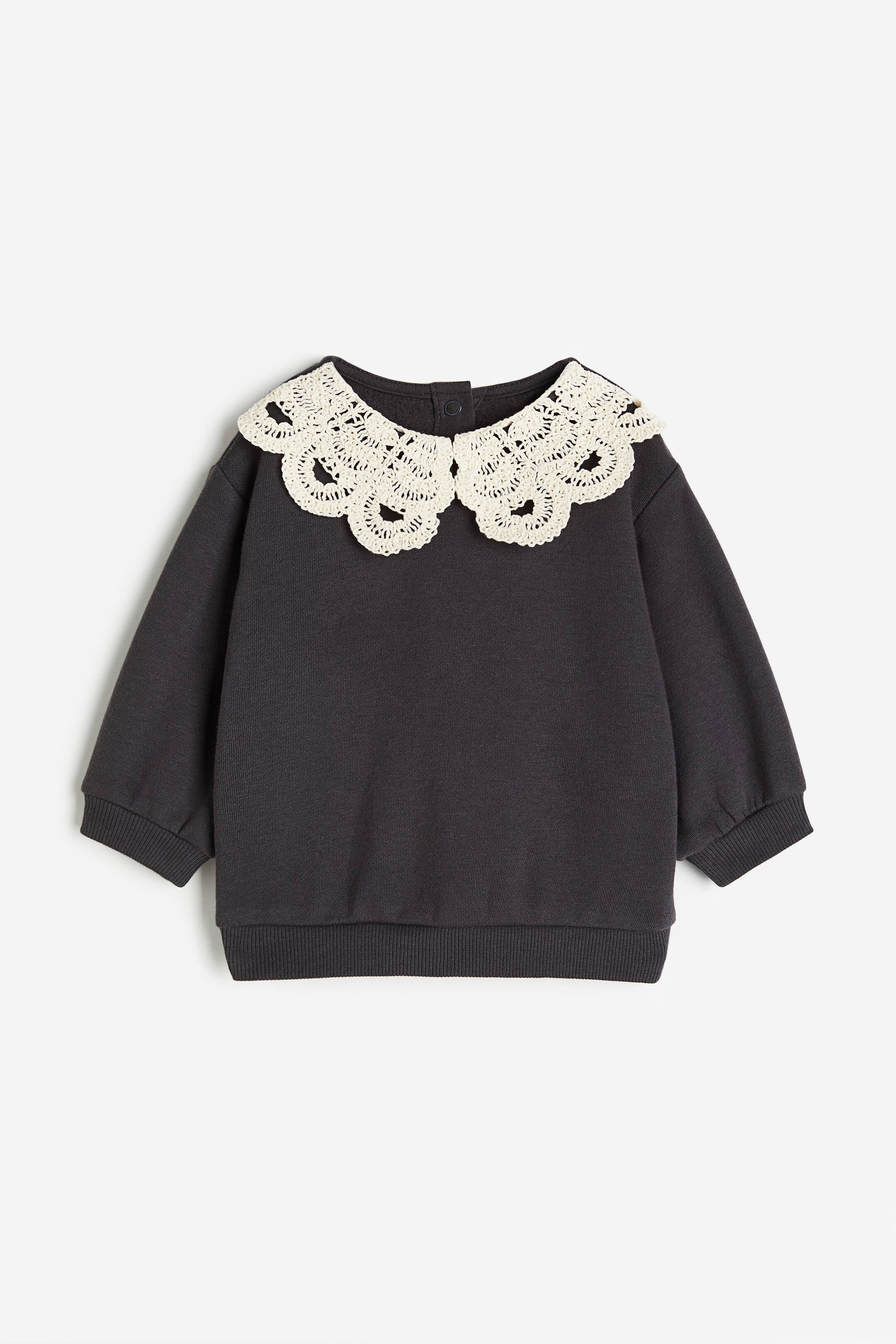 View larger image: Sweatshirt - Dark grey/White - Kids | H&M IN 1