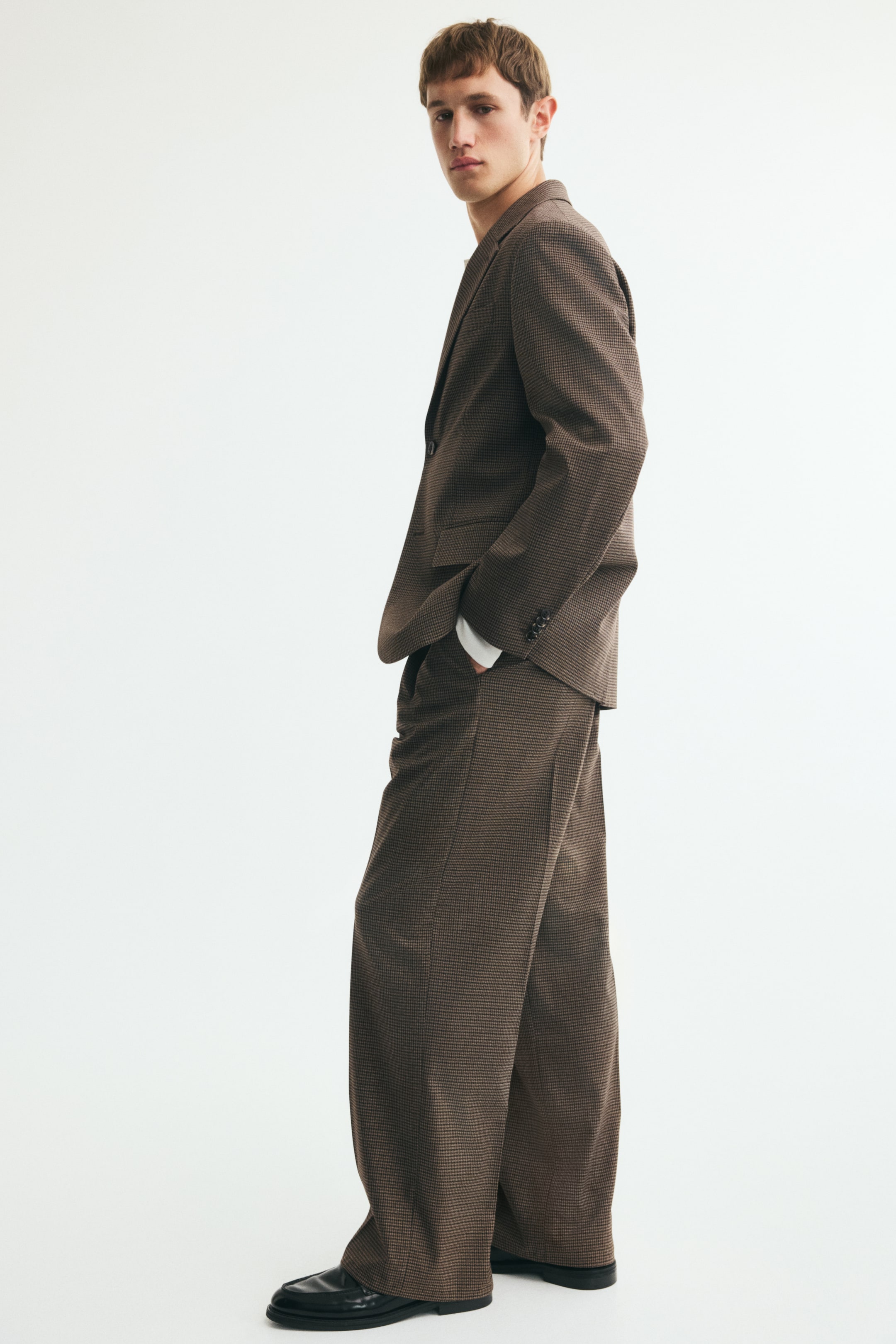 Loose-Fit Suit Pants