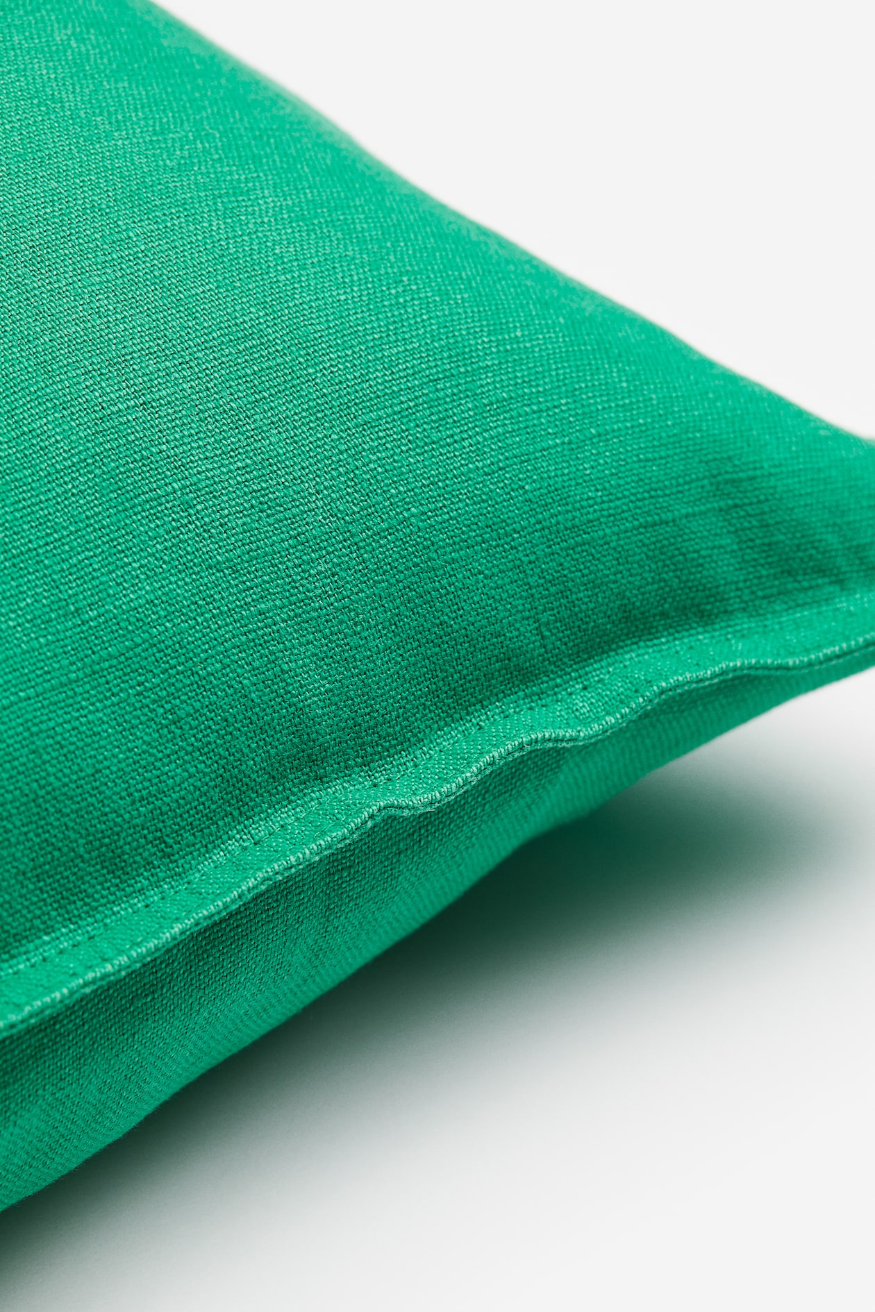 Washed Linen Cushion Cover Green Home All H&M US