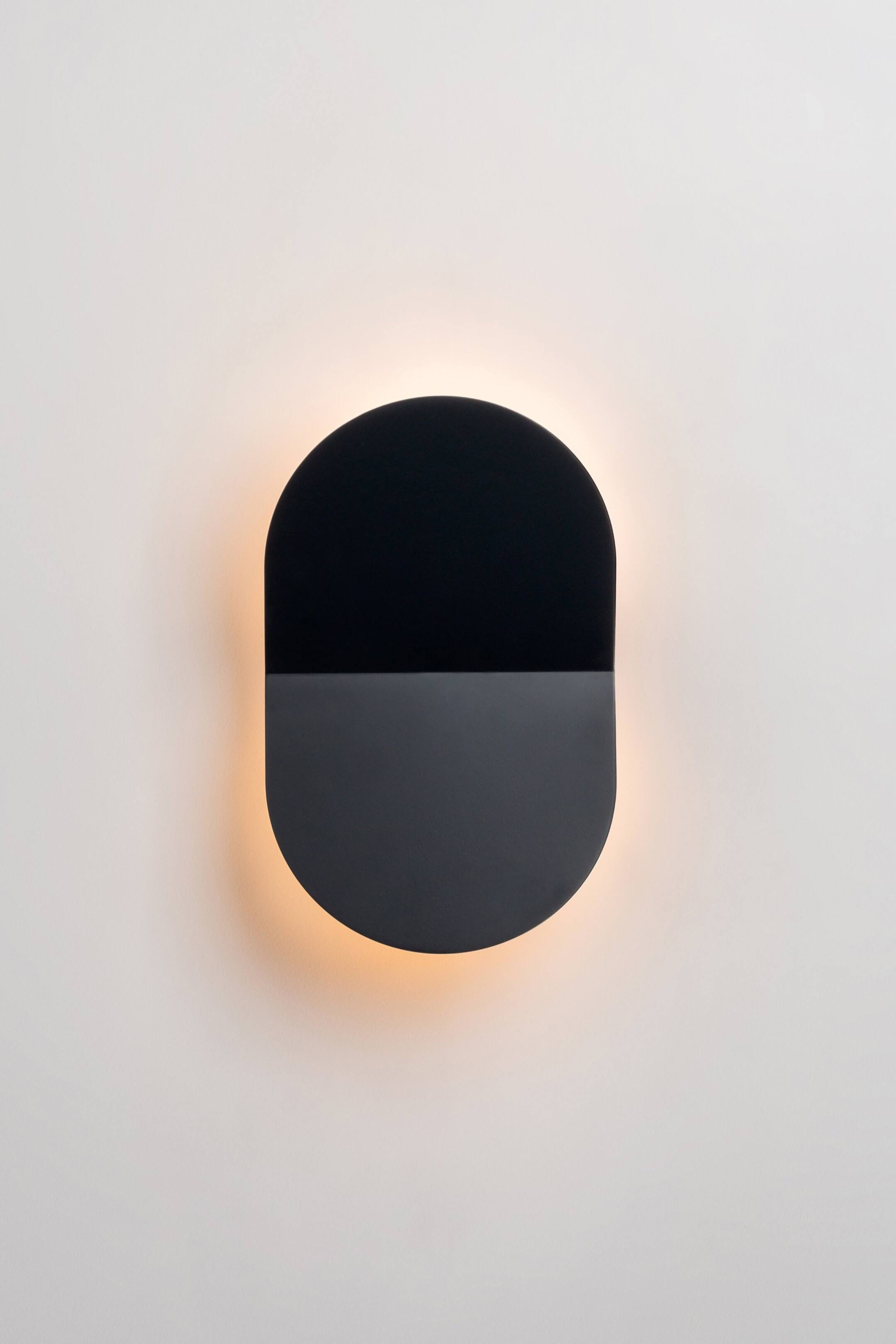View larger image: Oval Diffused Wall Light - Dark Grey - houseof - Home All | H&M GB 1