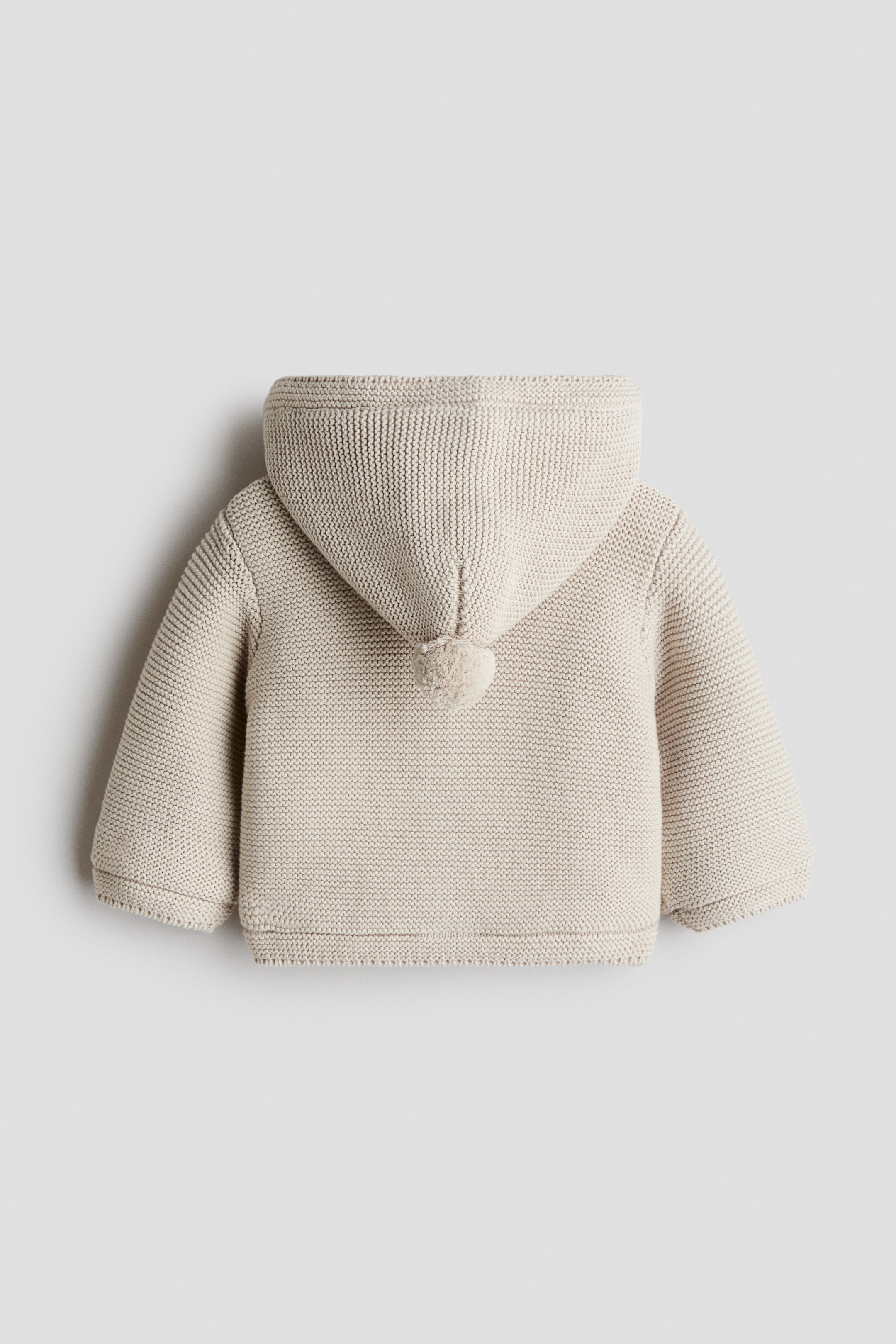 Teddy-Fleece-Lined Hooded Cardigan