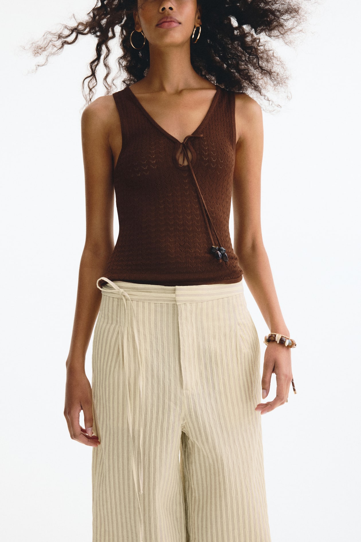 Tie-Detail Pants - image 4