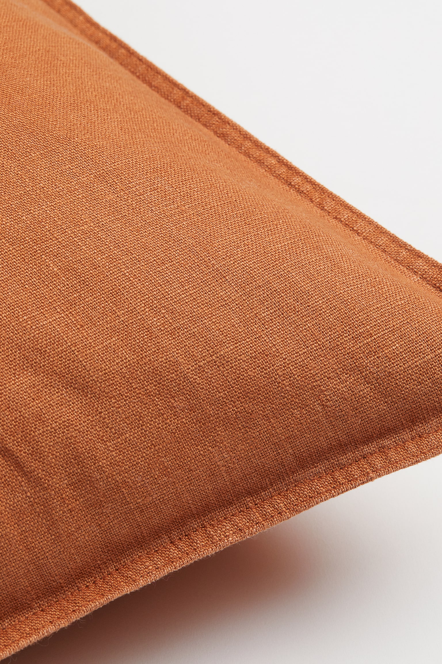 Washed linen cushion cover - Light brown/Dark khaki green/Beige/Linen beige/Light blue/Greige/Dark red/Greige/Apricot/Light purple/Yellow/Green/Dark chocolate brown/Royal blue - 2