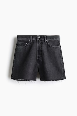 Korta baggy jeansshorts