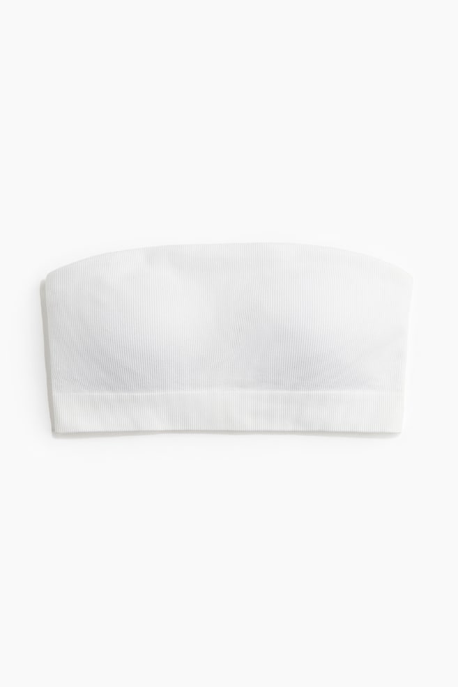 Seamless padded bandeau-bh - Wit/Beige/Black - 1