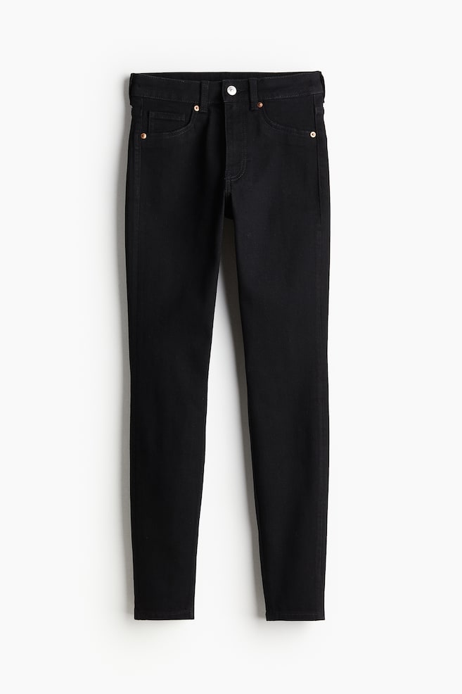 Skinny High Jeans - Schwarz/Schwarz/Blau - 1