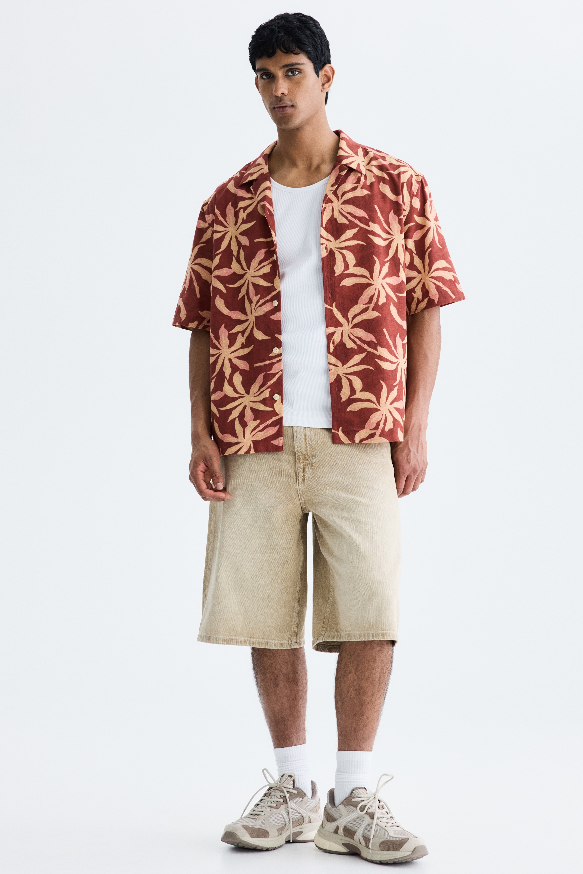 Relaxed-Fit Cotton Resort Shirt by H&M