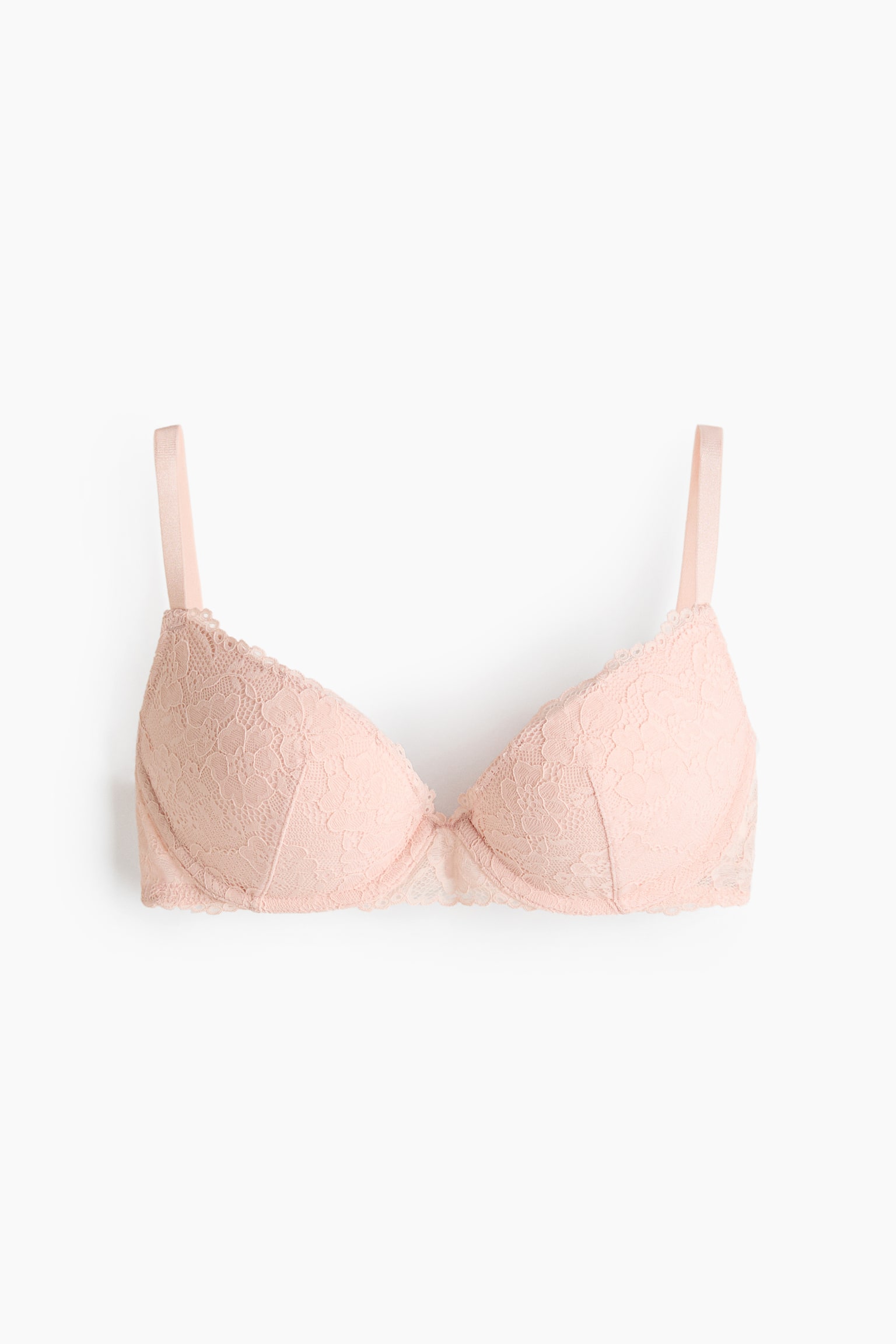 Lace super push-up bra - Light pink/Black/Navy blue/Light pink/White - 1
