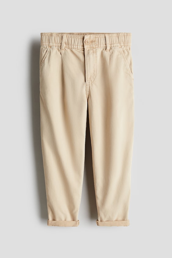 Детские брюки H&M Loose-Fit Tapered Twill Chinos