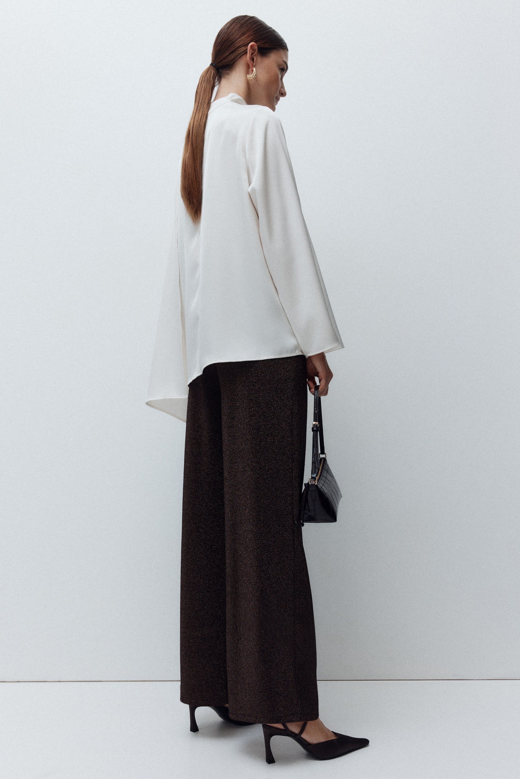 Größeres Bild ansehen: MAMA Gerade Hose - Dunkelbraun - Ladies | H&M DE 4