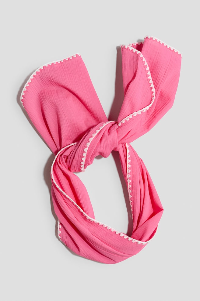 Cotton Sarong - Coral pink - 1