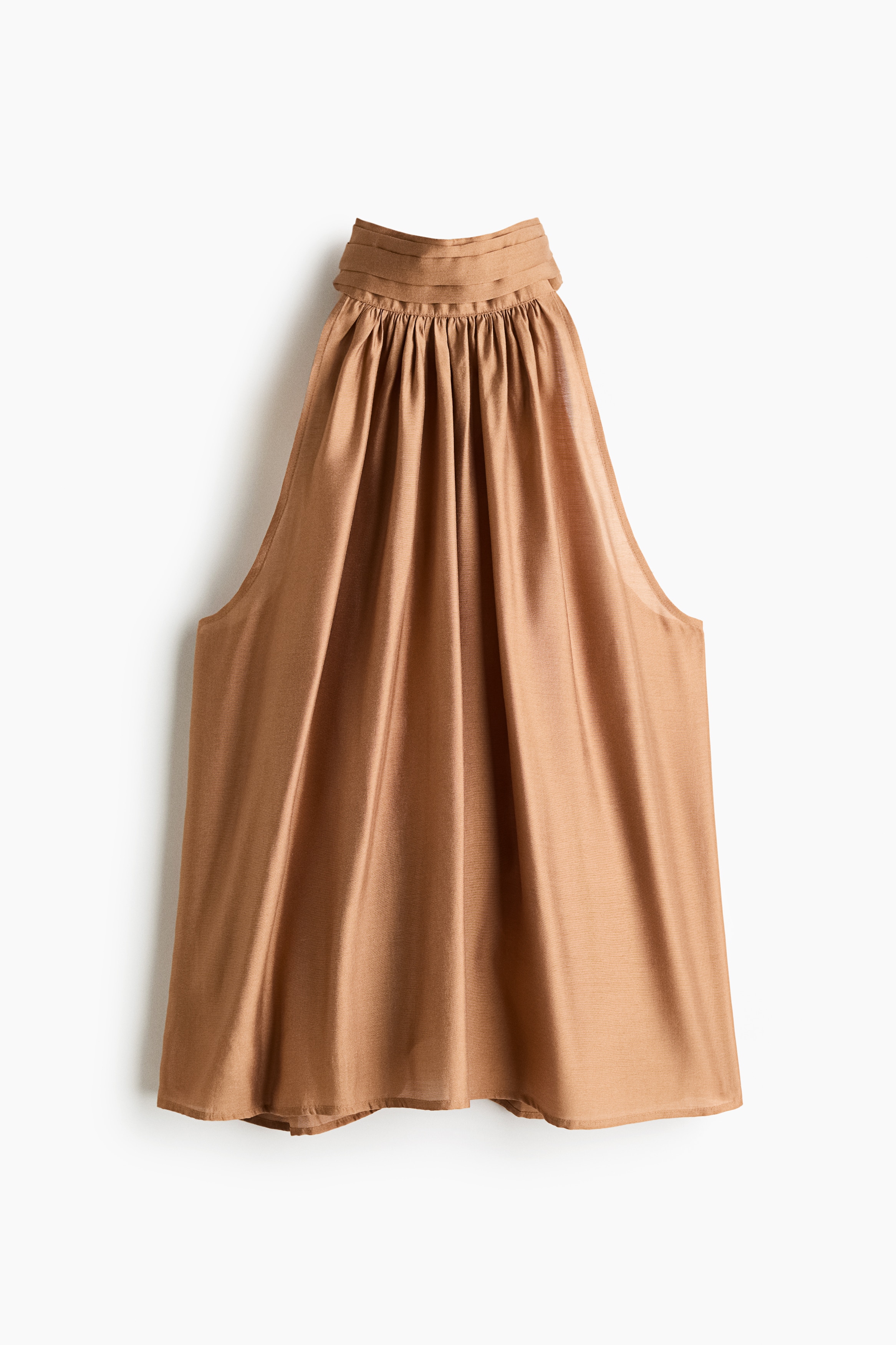 Tie Detail Viscose Blend Top