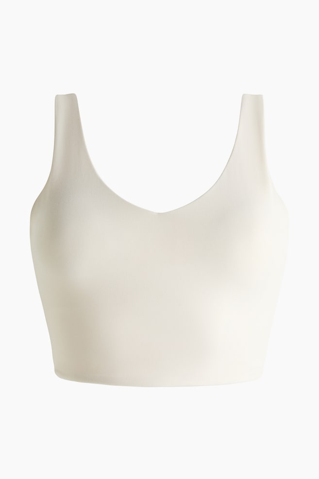 Twist-Detail Tank Top with SoftMove™ - Ivory/Black/Amazonite blue - 1