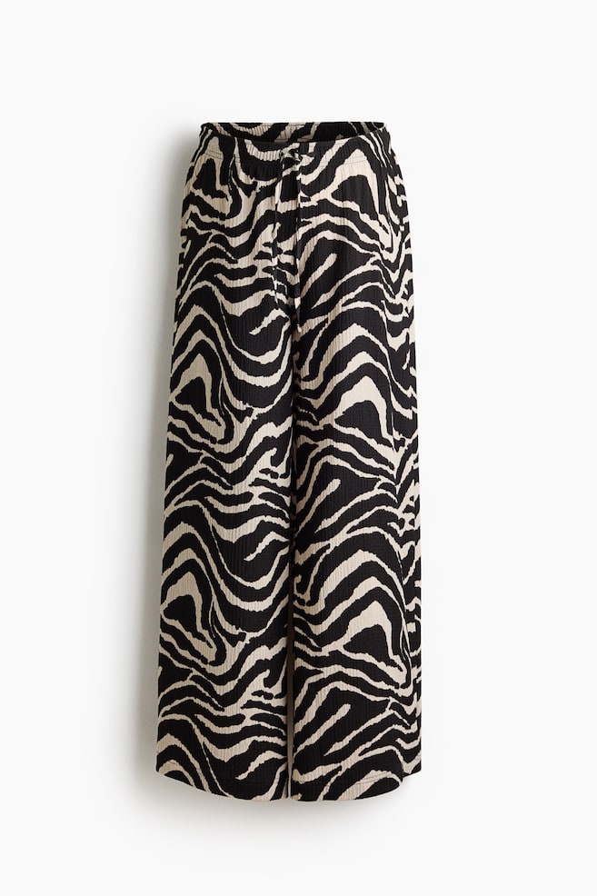 MAMA Before & After Drawstring Pants - Black/zebra print/Cream/patterned/Dark brown/Khaki green - 1