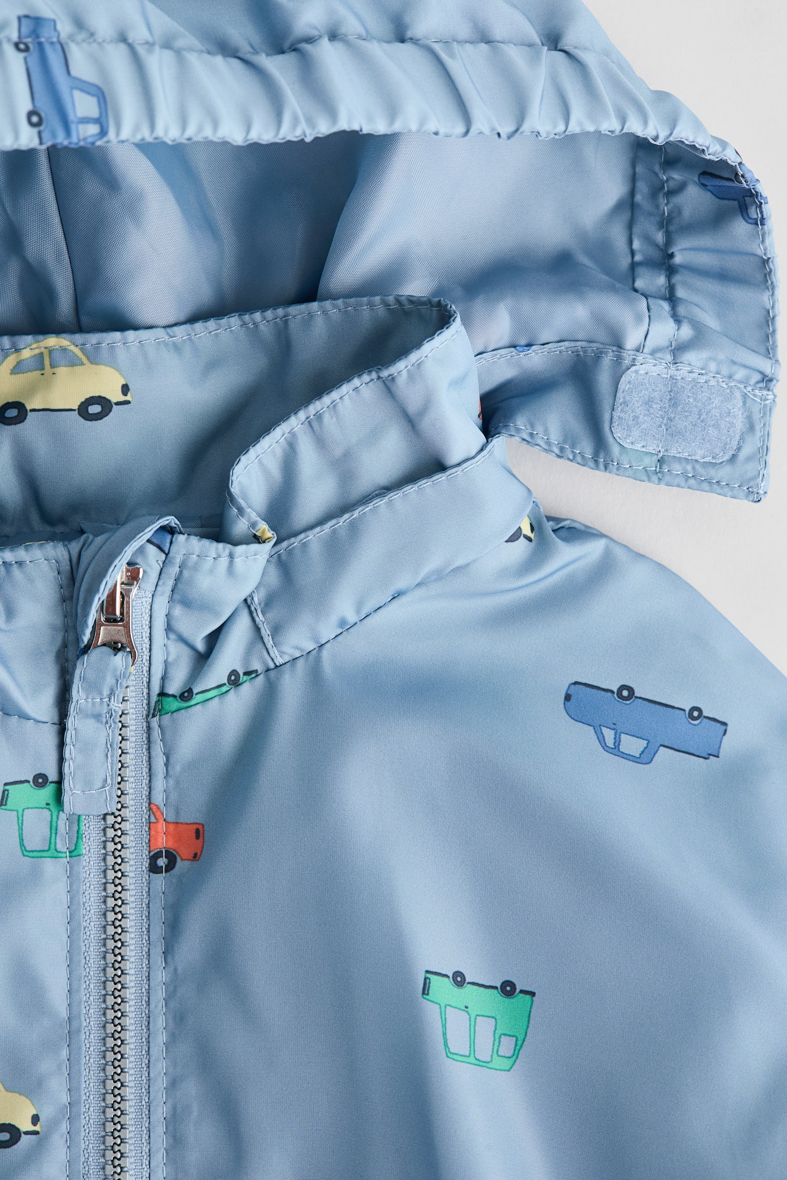 Printed jacket - Light blue/Cars/Light blue/Floral/Blue/Dinosaurs/Light beige/Animals/White/Strawberries/Light beige/Animals/Light dusty pink/Floral/Beige/Leopard print - 2