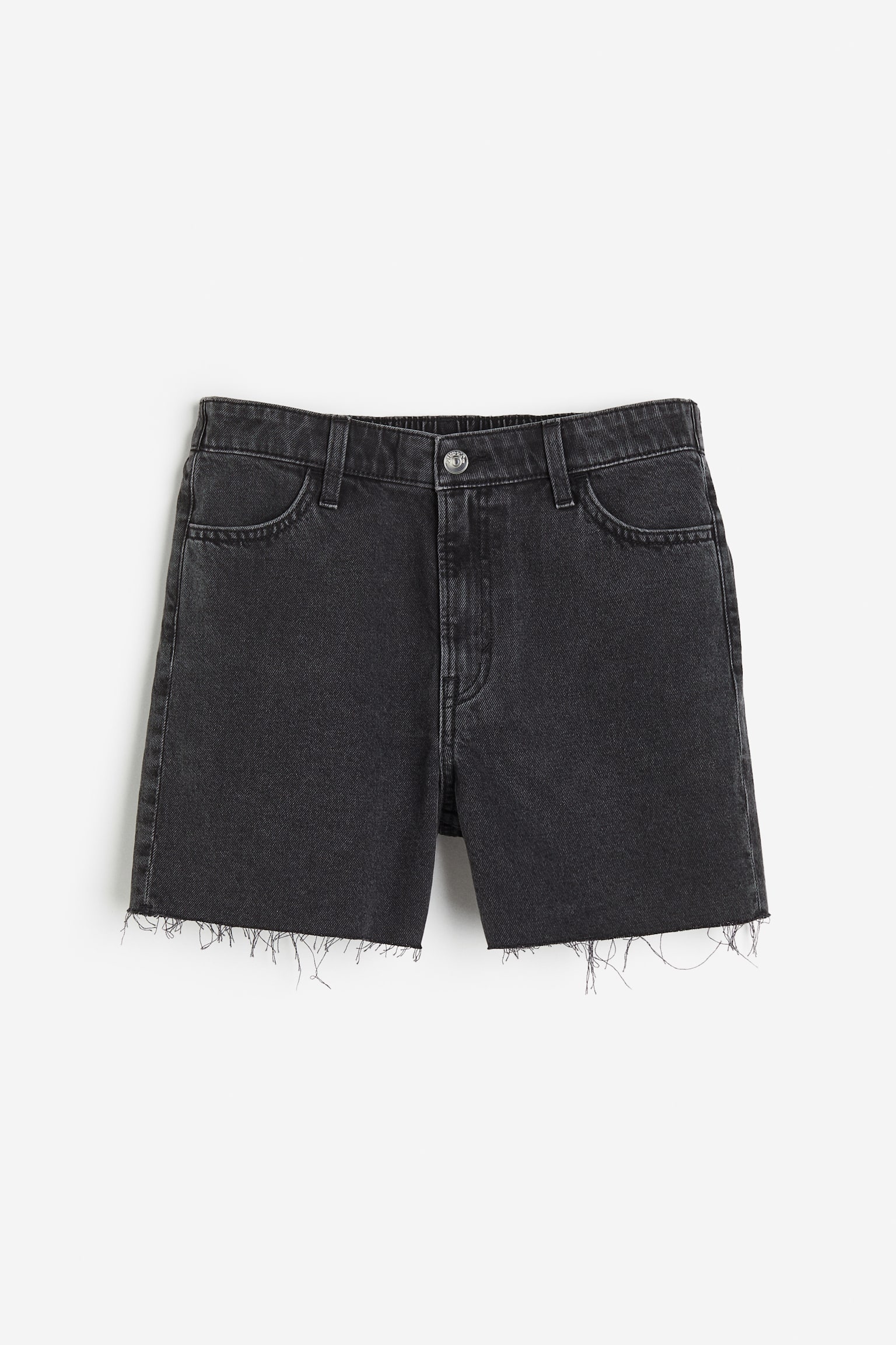 Denim shorts - Dark grey/Light denim blue/White/Denim blue - 1