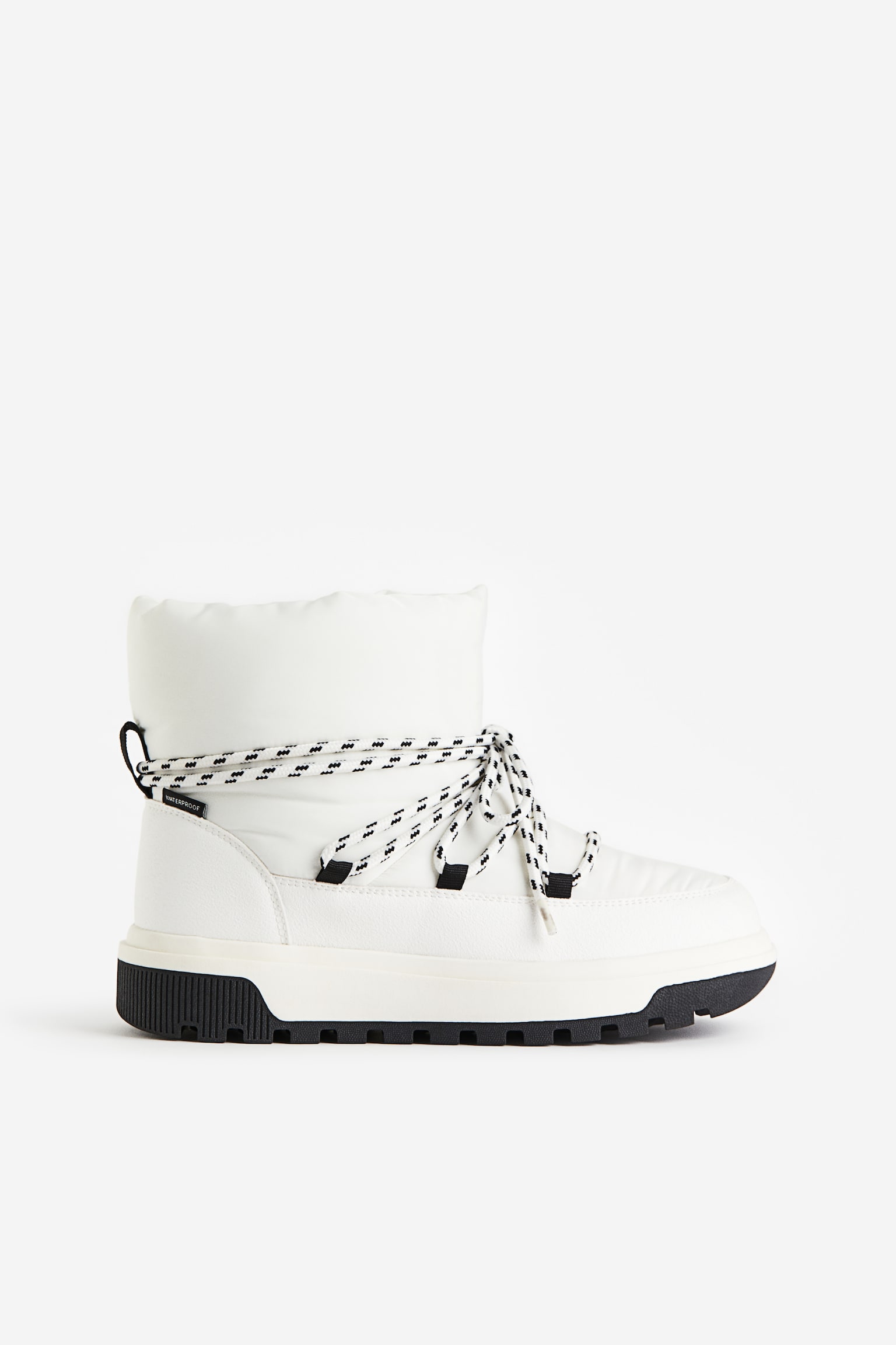 Waterproof Boots - White/Black/Greige - 2