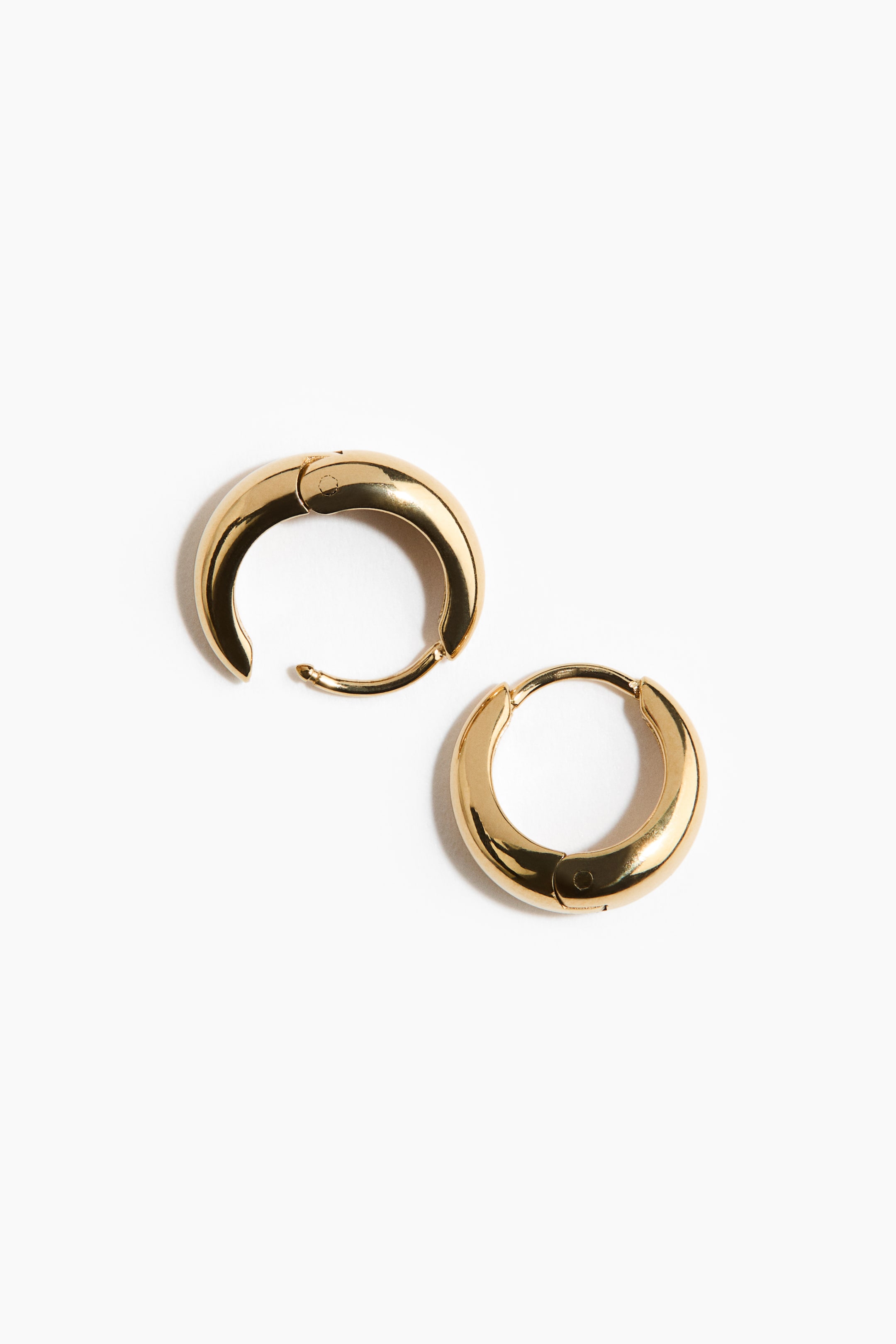 View larger image: Waterproof Hoop Earrings - Gold-colored - Ladies | H&M CA 2