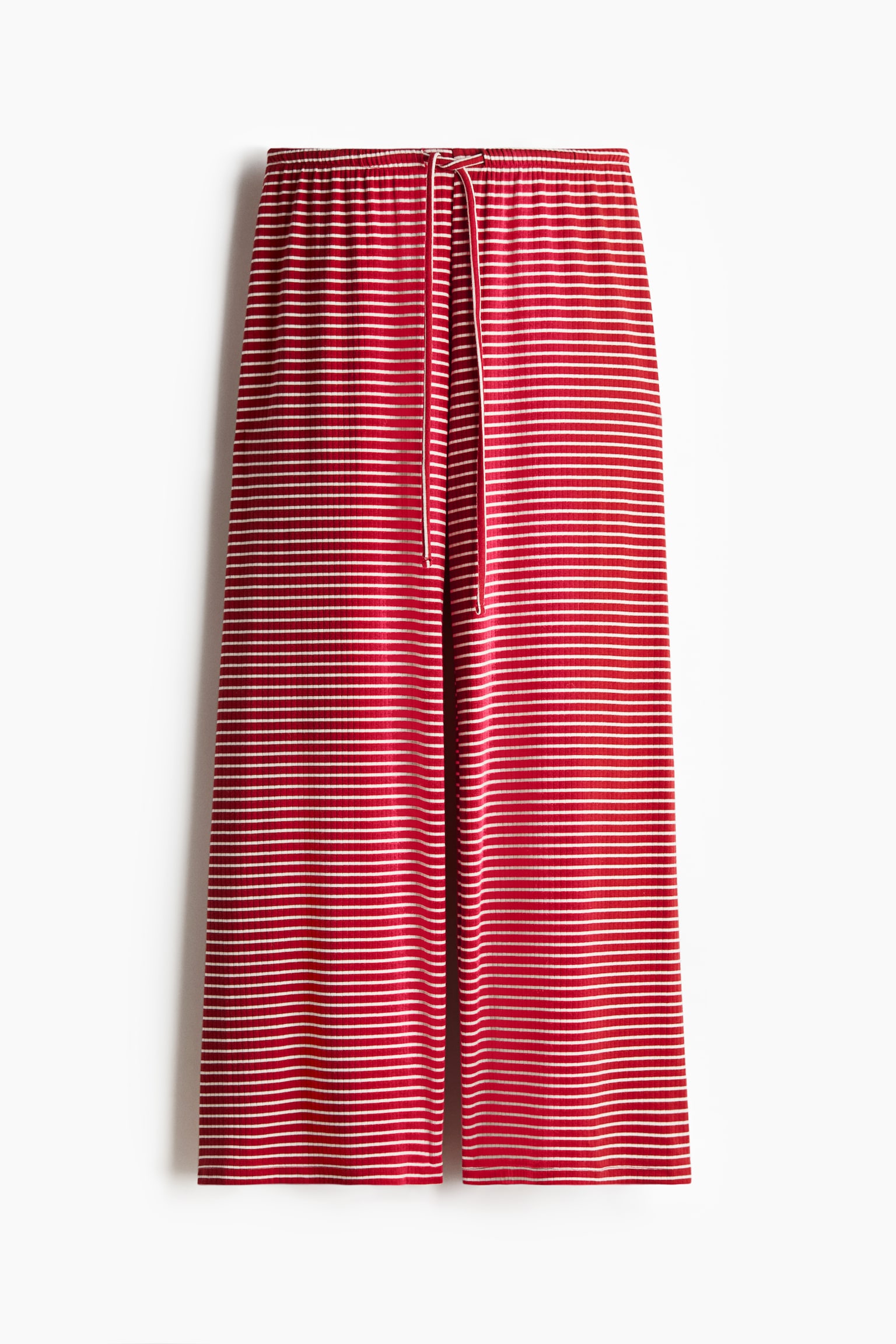 Wide jersey trousers - Red/Striped/White/Blue striped/Black/Striped - 2