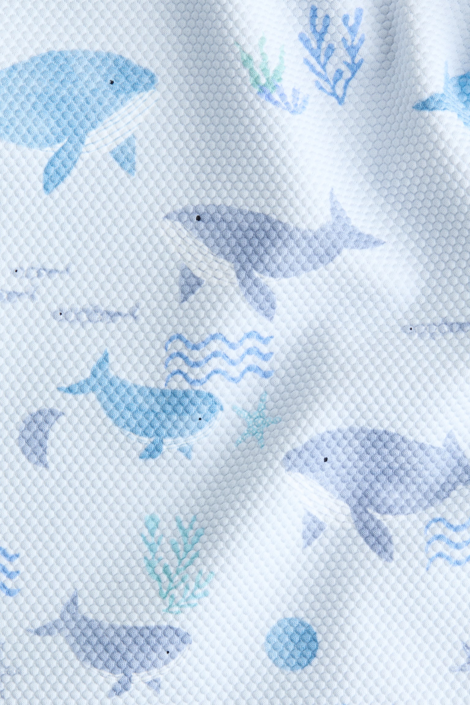 Set da mare UPF 50 - Azzurro/animali marini/Azzurro/barche/Rosa polvere - 3