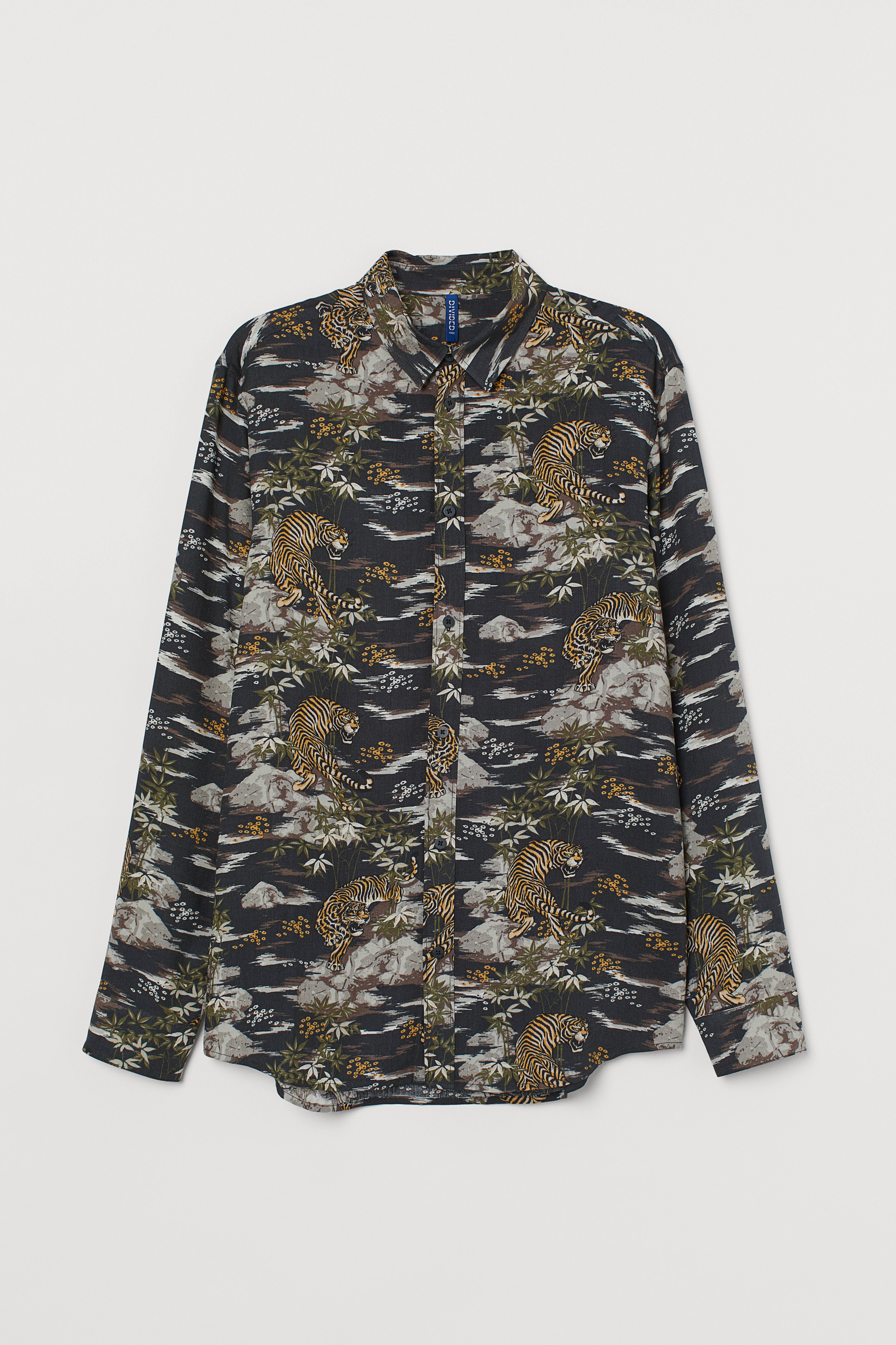 H and m tiger shirt hotsell