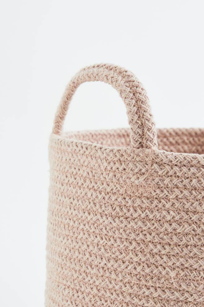 Cotton storage basket - Light pink/Light beige/Black/Dark grey/dc/dc/dc - 2