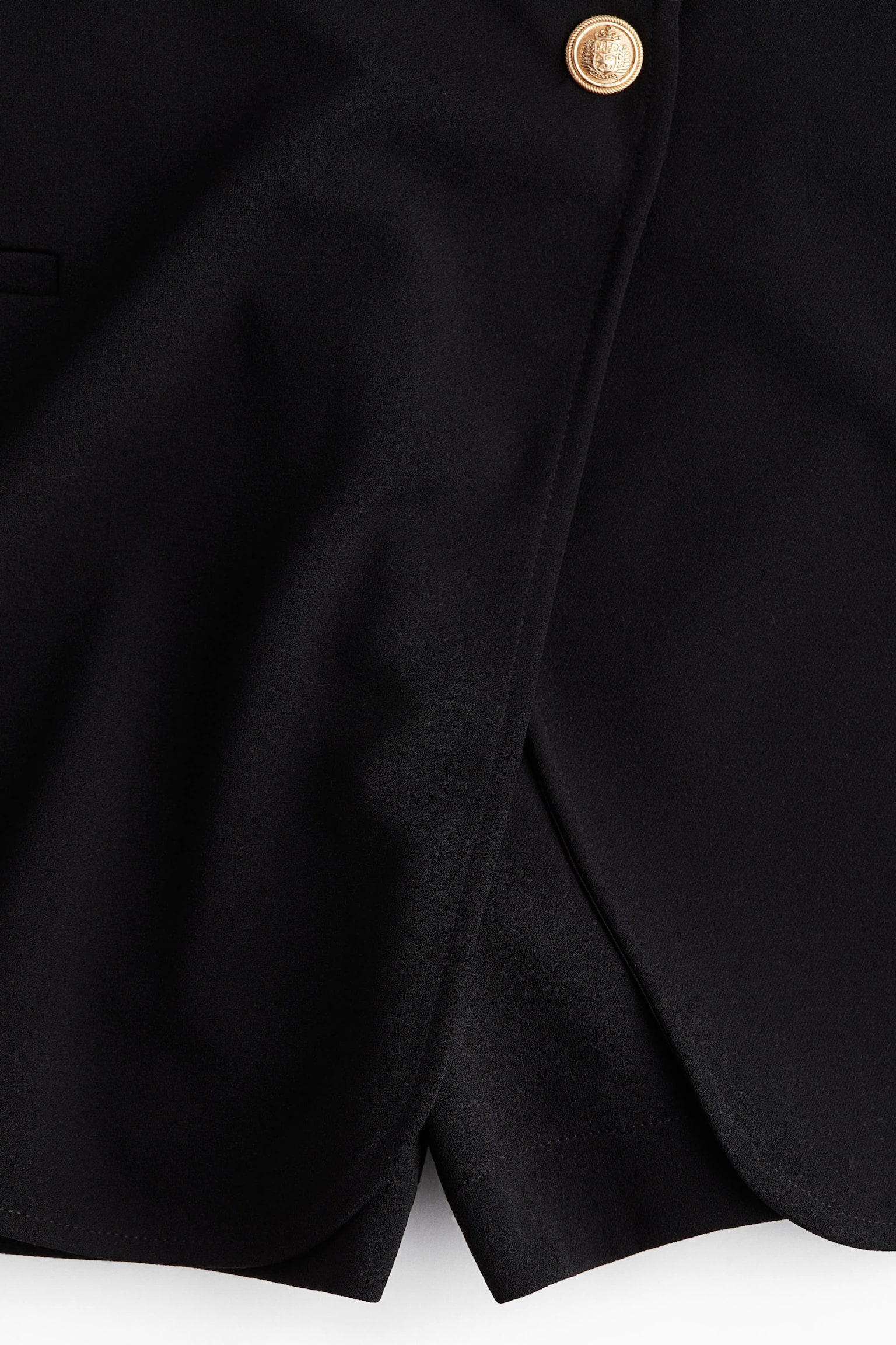 Женская юбка-шорты H&M Interlock Skort, цвет: Чёрный — фото 2