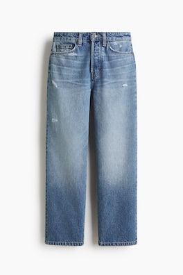 Straight High Waist Ankle Jeans