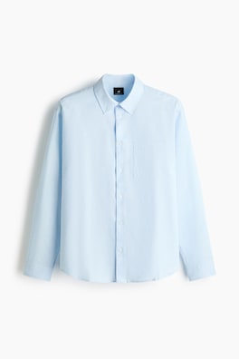 Skjorta i linmix Relaxed Fit