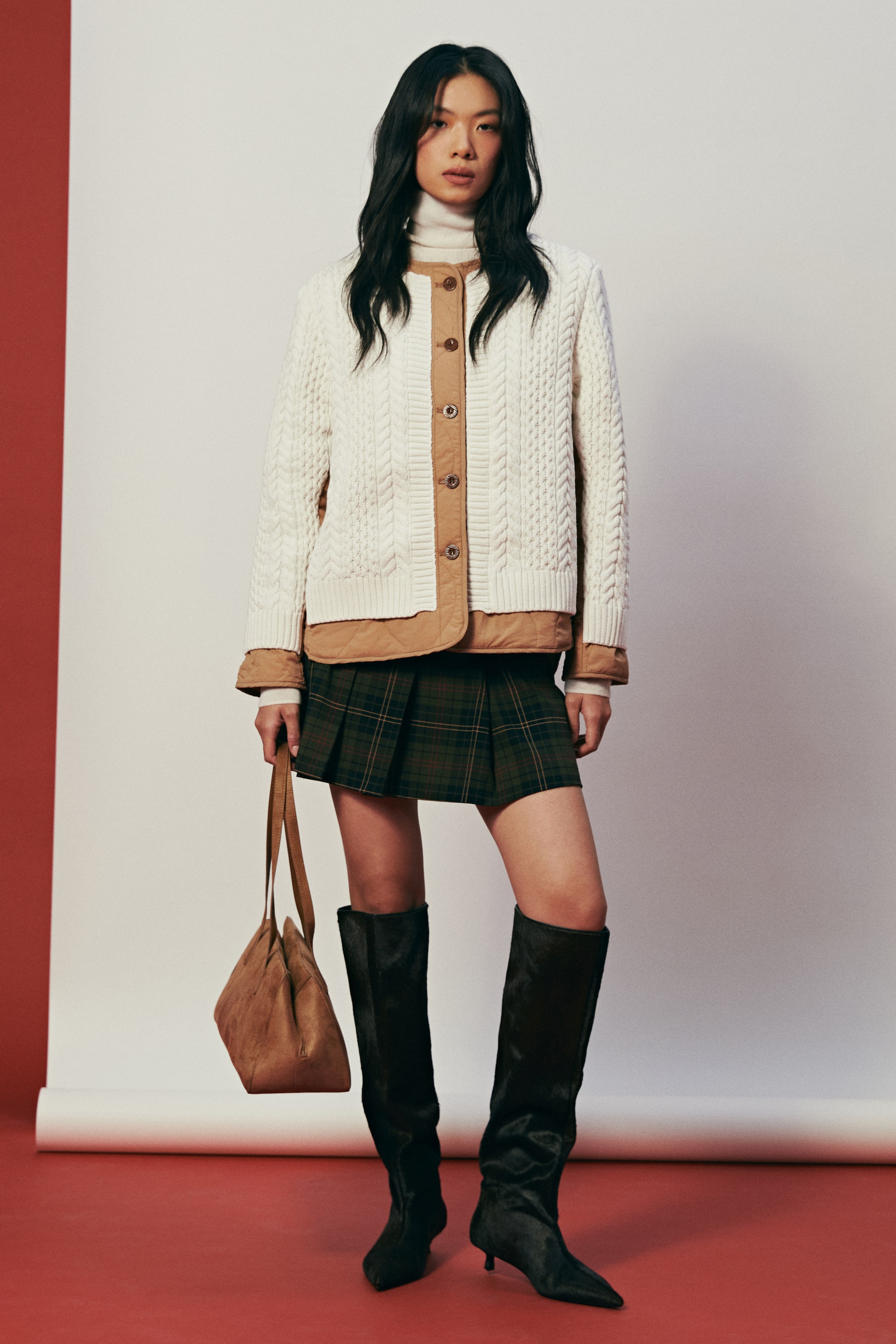 拡大画像を表示: レイヤードジャケット - クリーム/ベージュ - レディース | H&M JP 1