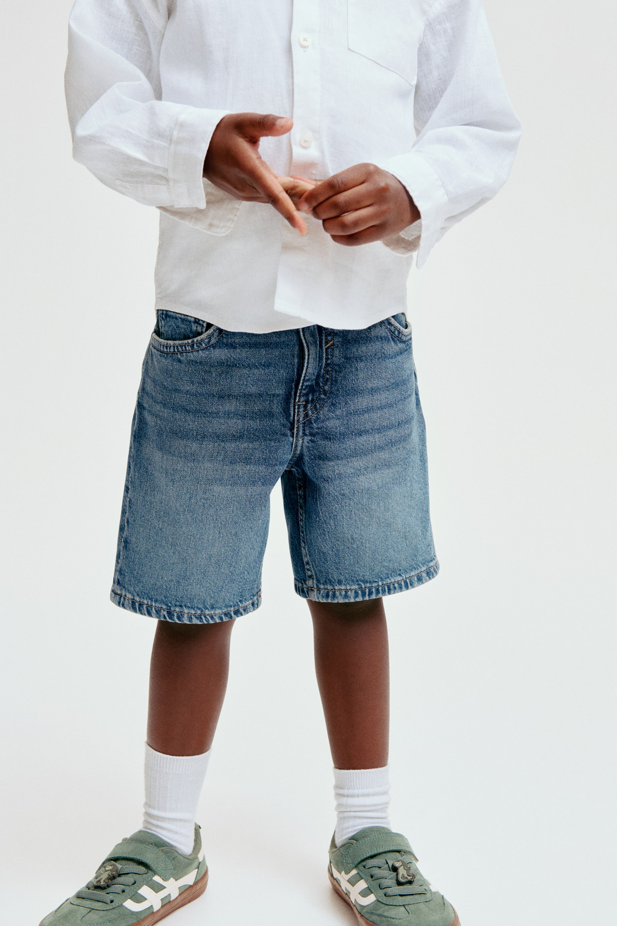 Детские шорты H&M Denim Shorts — фото 3